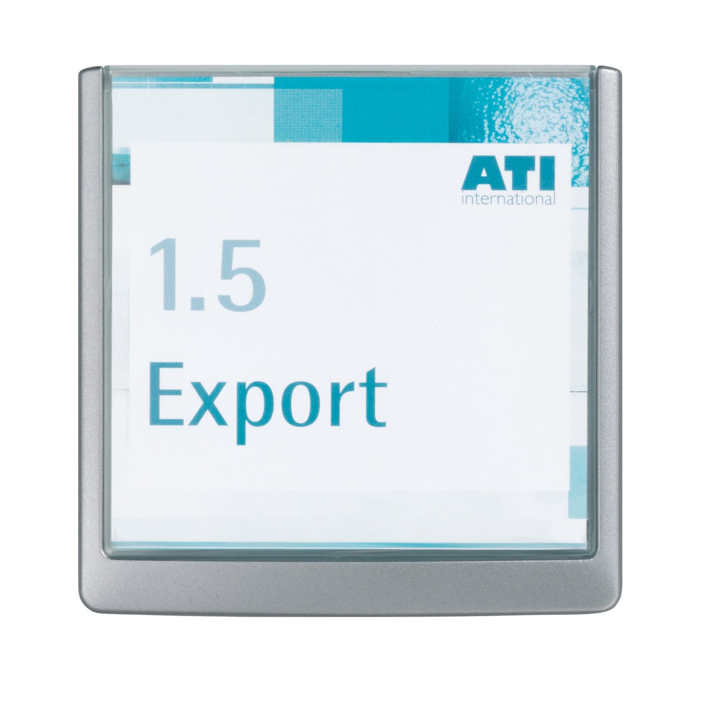 DURABLE Türschild CLICK SIGN 172 x 172 mm (B x H) Acrylglas transparent