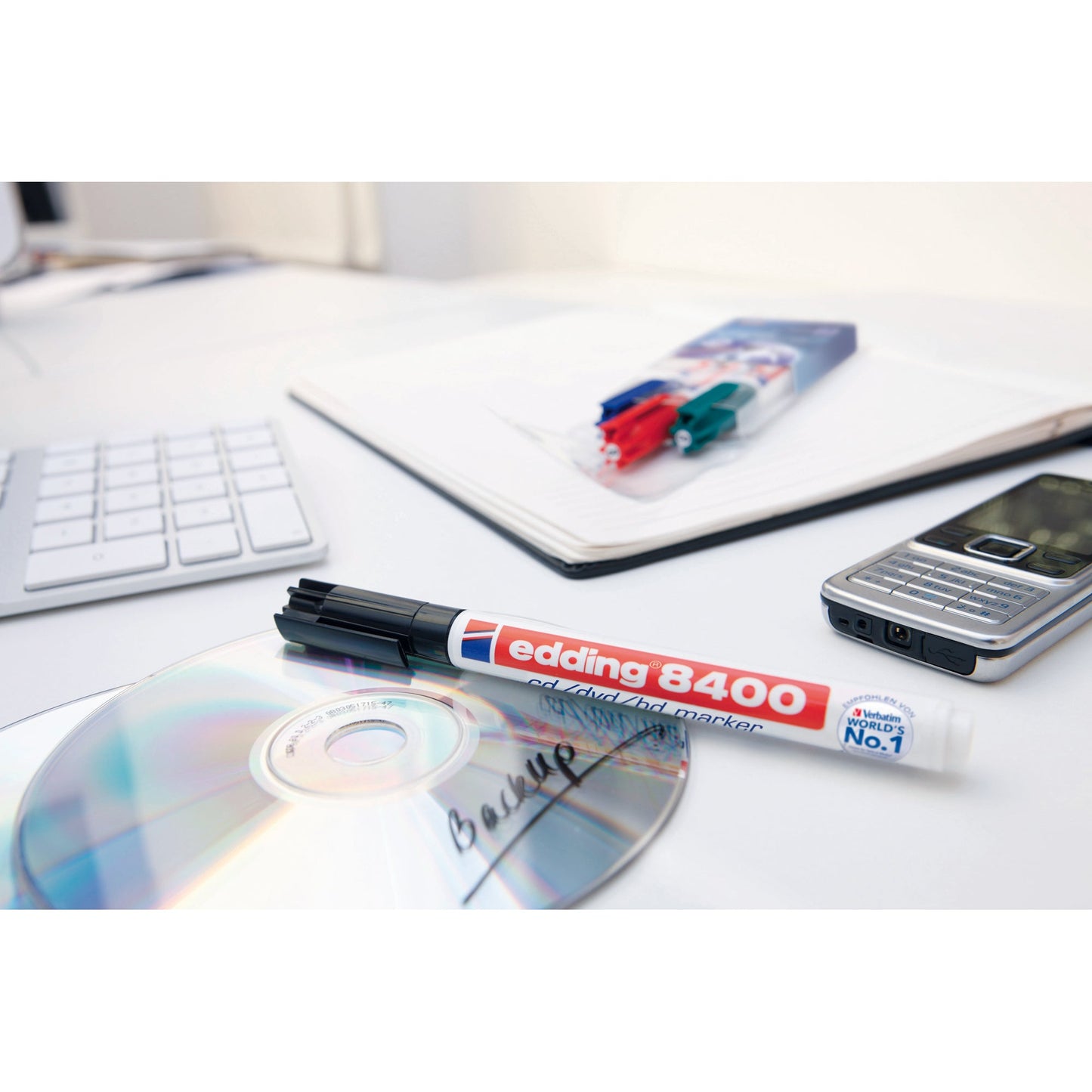 edding Disc Marker 8400 0,5-1mm blau Rundspitze