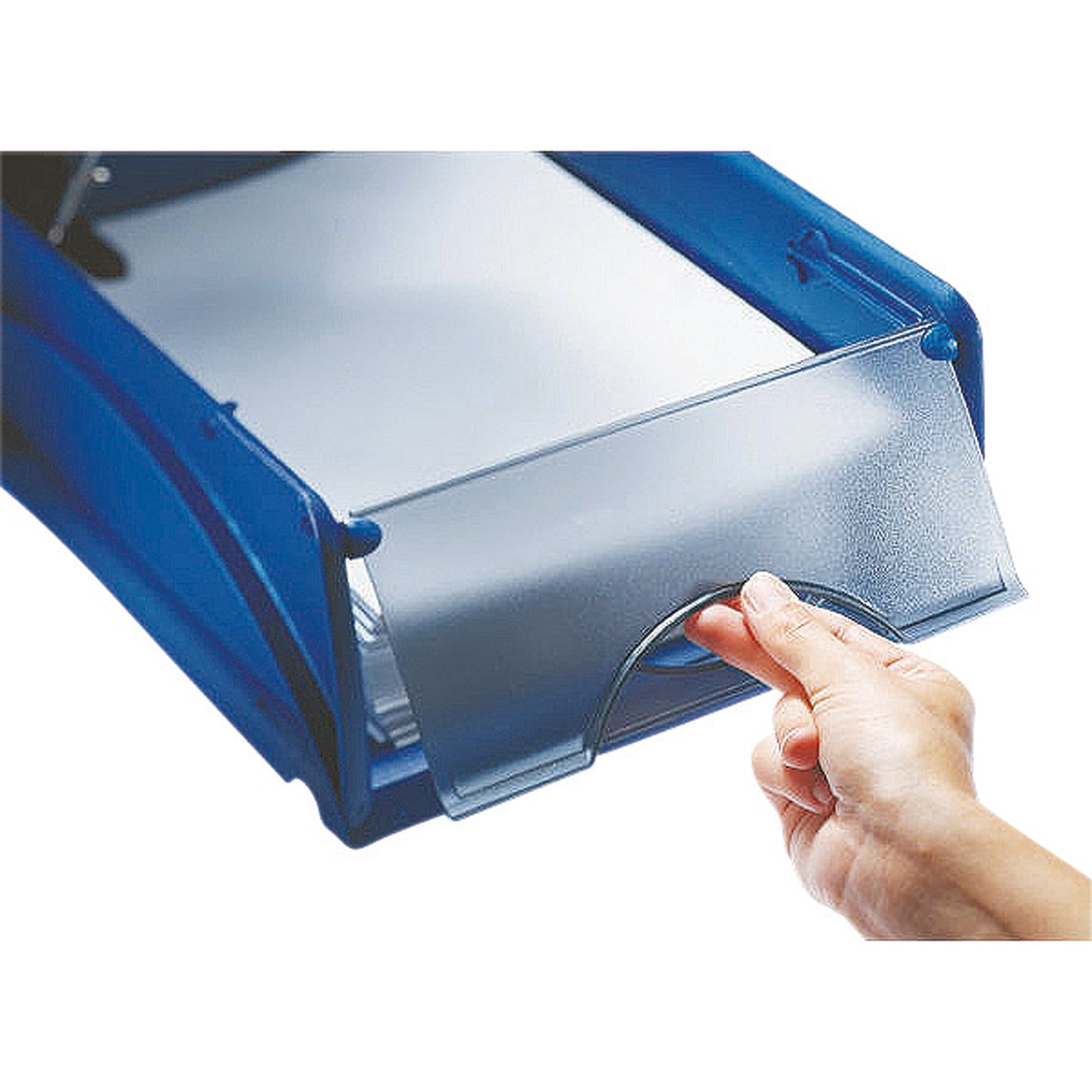 Leitz Briefablage Sorty DIN A4, DIN C4, Überbreite Polystyrol Farbe: blau