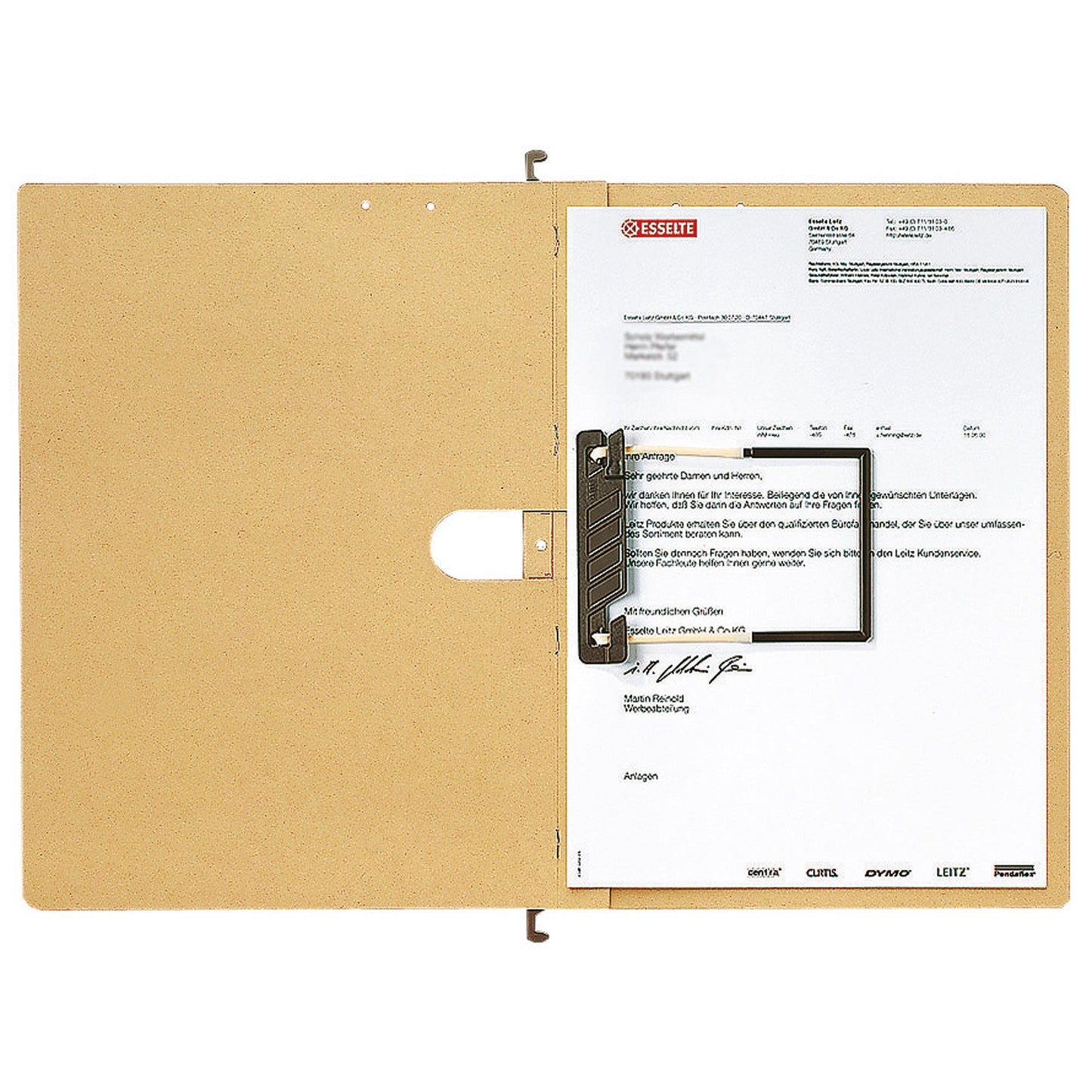 Leitz Hängehefter ALPHA® DIN A4 250g/m² Natronkarton, 100 % recycelt naturbraun 25 St./Pack.
