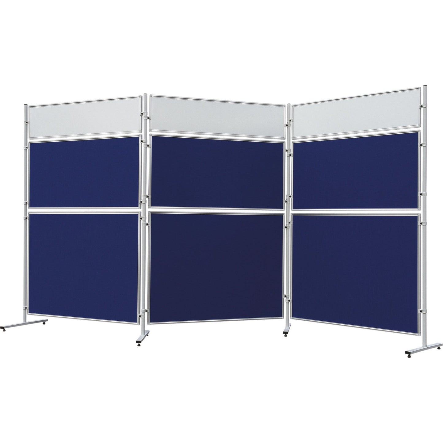FRANKEN Stellwand ECO 120 x 150 cm (B x H) Zubehör erforderlich FRANKEN Standbein für Stellwand ECO EL-UES19, -EL-UES16, FRANKEN Rollenset ECO EL-UTR Filz blau