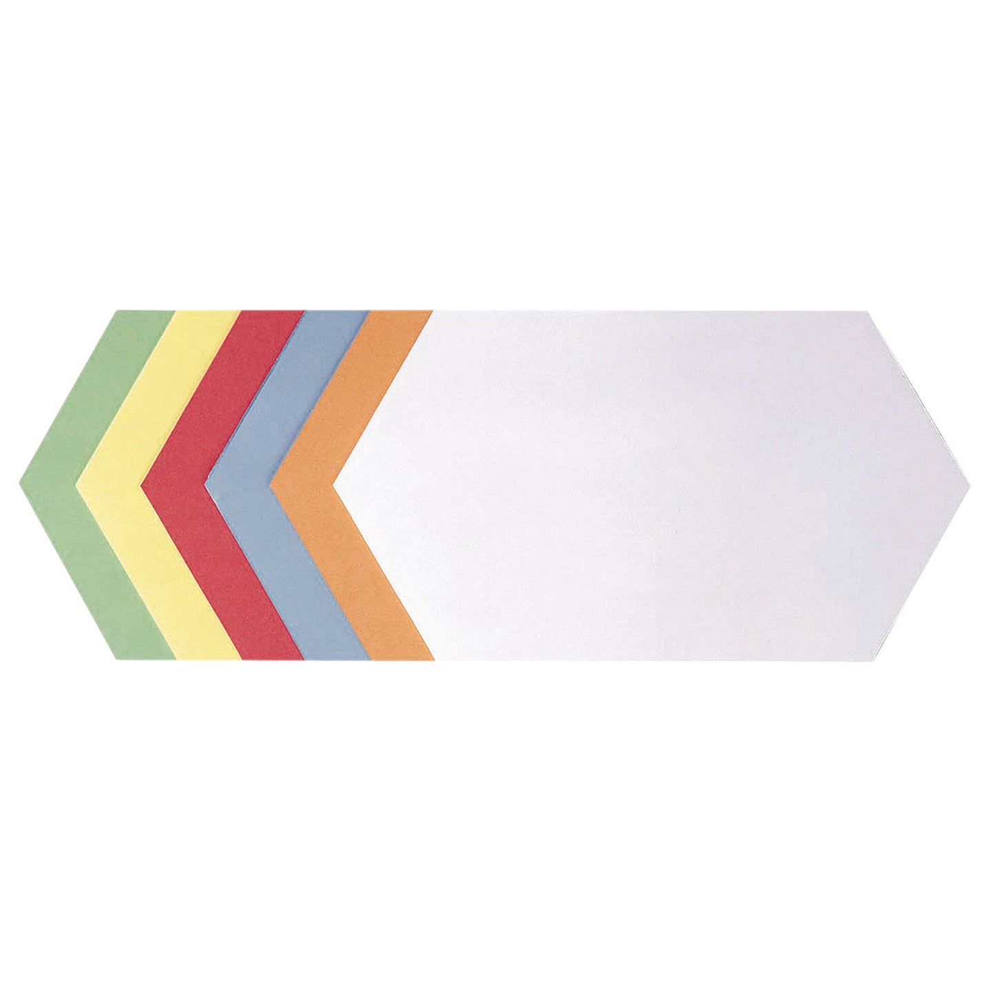 FRANKEN Moderationskarte 29,7 x 16,5 cm (B x H) 130g/m² Altpapier, 100 % recycelt farbig sortiert 500 St./Pack.