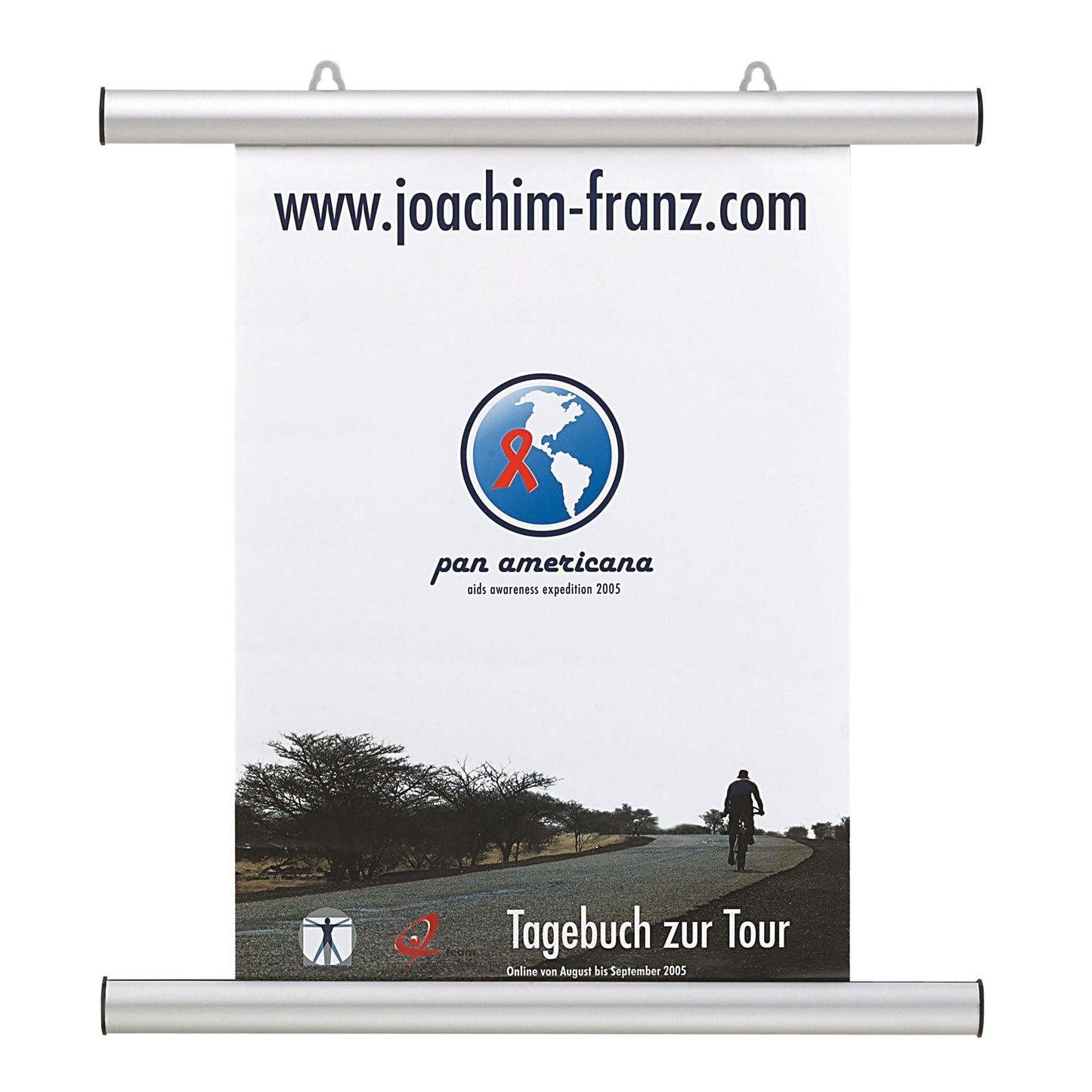 FRANKEN Klemmschiene DIN A1 inkl. 2 Klemmschienen, 2 Aufhängeösen Aluminium silber