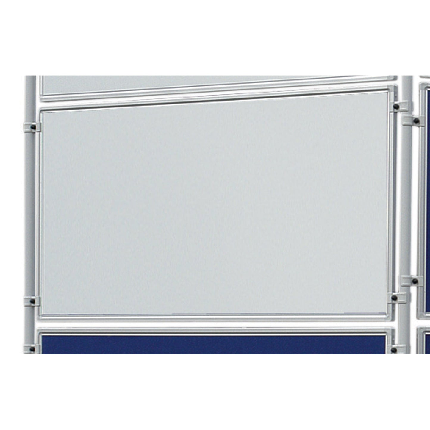 FRANKEN Stellwand ECO 120 x 90 cm (B x H) Zubehör erforderlich FRANKEN Standbein für Stellwand ECO EL-UES19, -EL-UES16, FRANKEN Rollenset ECO EL-UTR Aluminium weiß