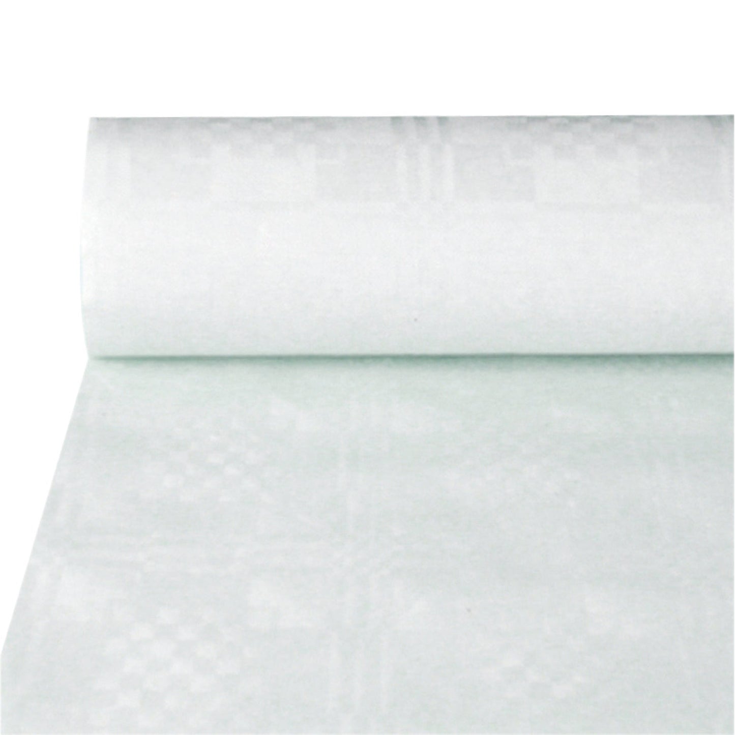 PAPSTAR Tischtuchrolle Damast 1 x 50 m (B x L) 40g/m² Papier, 100 % recycelt weiß