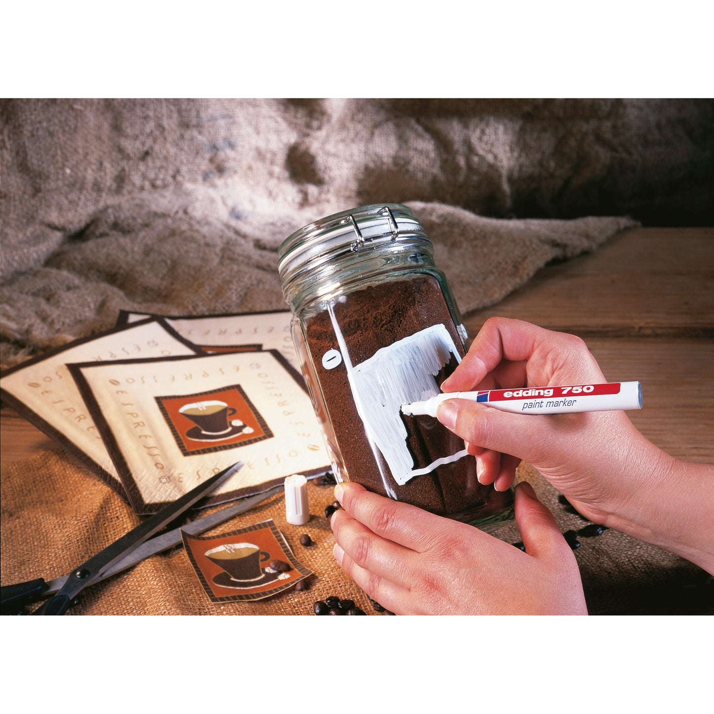 edding Lackmarker 751 1-2mm gelb