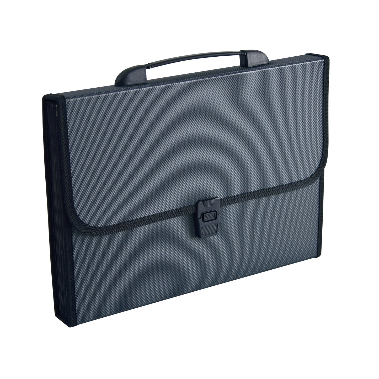 Fächertasche DIN A4 blanko Polypropylen schwarz 12 Fächer