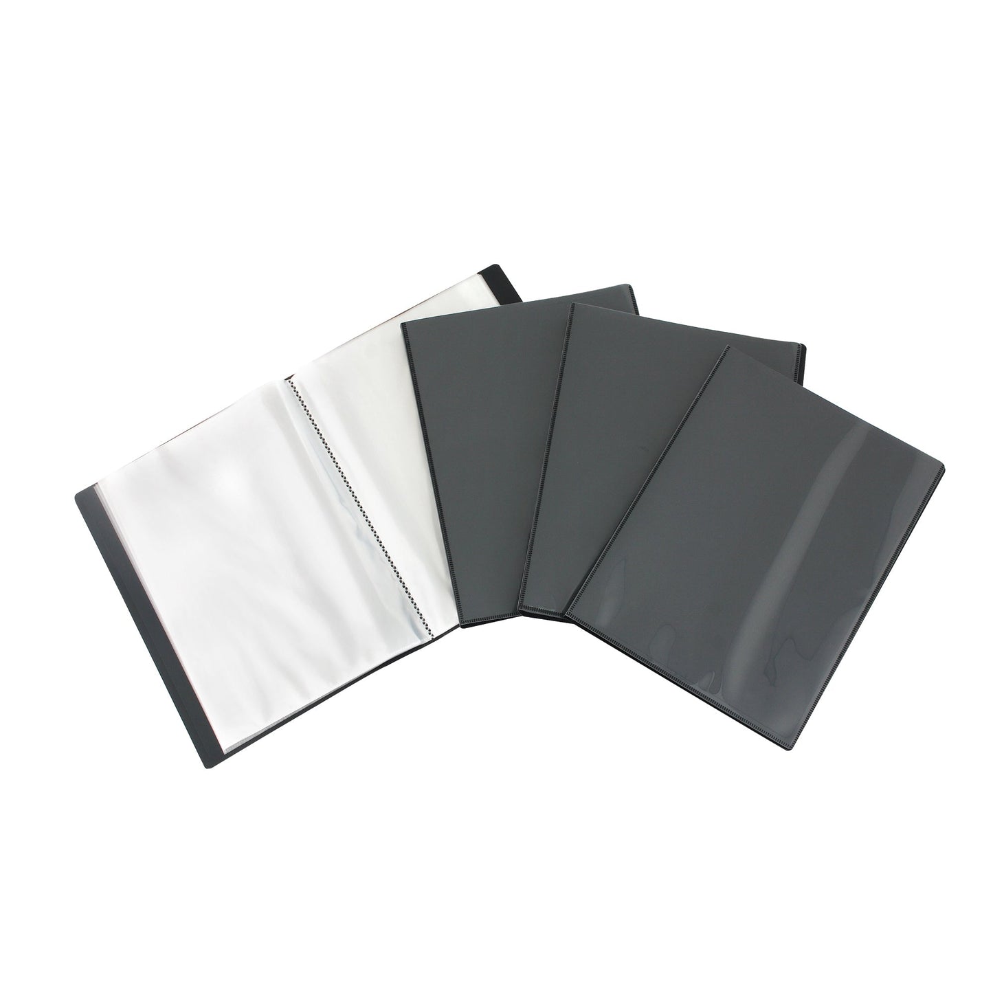 Sichtbuch DIN A4 Polypropylen schwarz 40 Hüllen