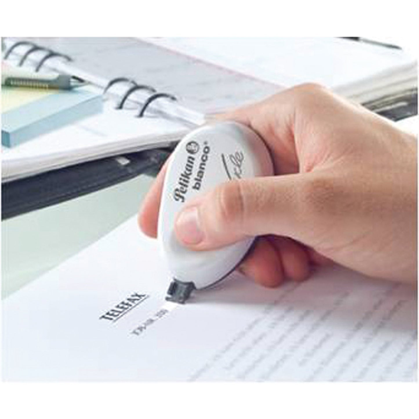 Pelikan Korrekturroller blanco® Xycle® B920 4,2 mm x 8 m (B x L) seitliche Anwendung