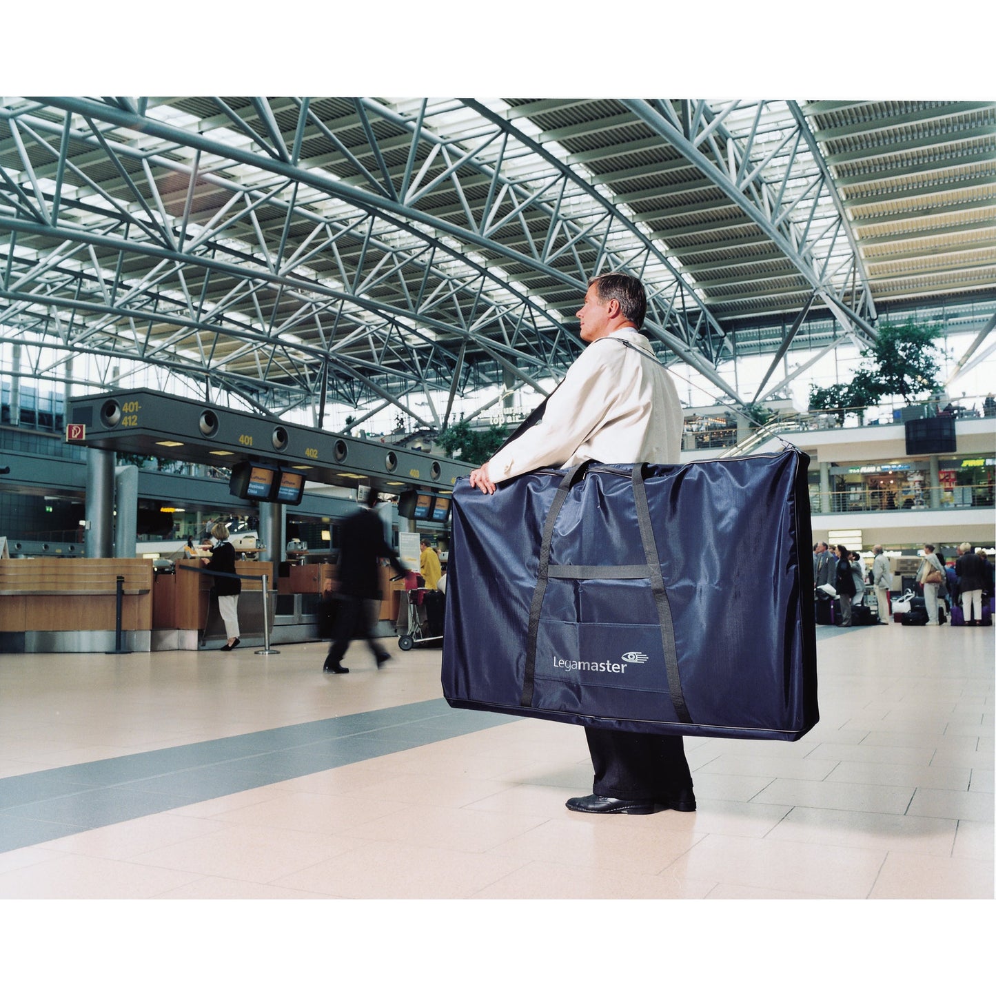 Legamaster Tragetasche Moderationstafel Moderationswand, Multiboard 80 x 134 x 9,9 cm (B x H x T) Nylon blau