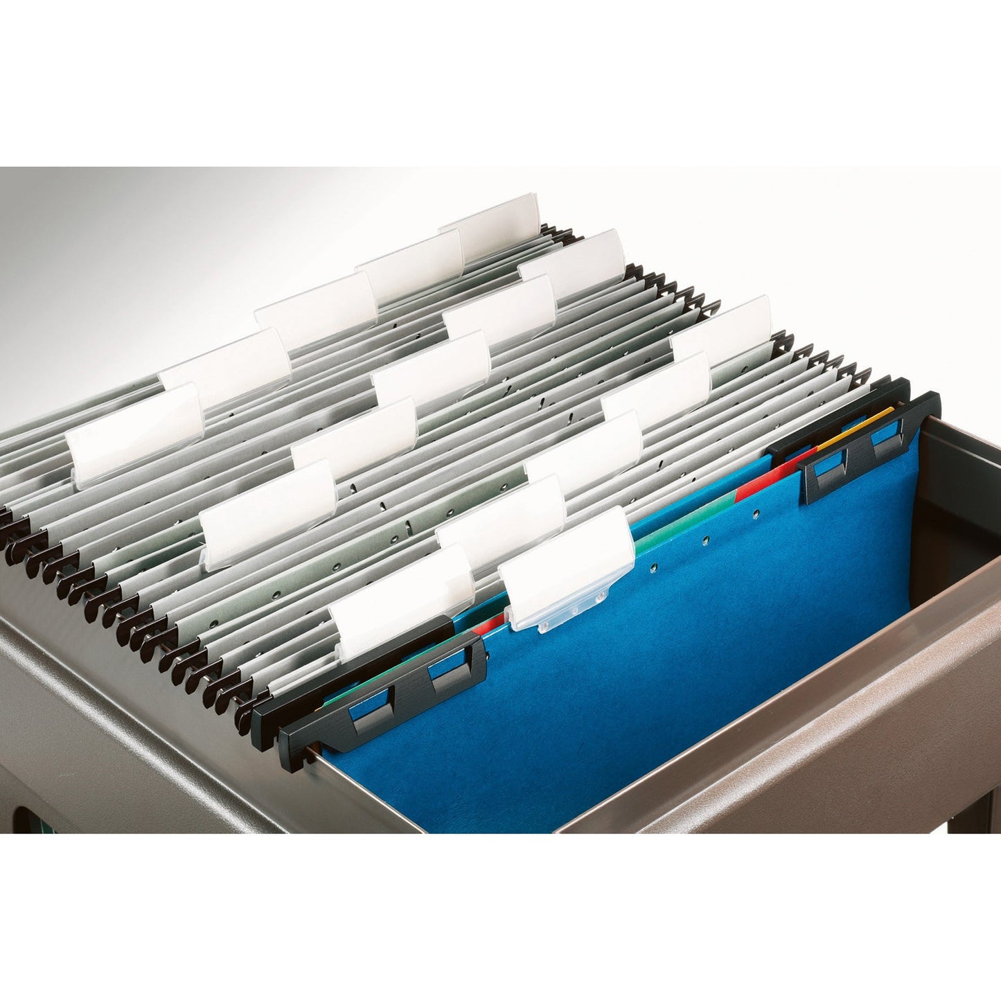 Leitz Hängemappe Alpha Divide it Up DIN A4 320g/m² Manilakarton, laminiert blau