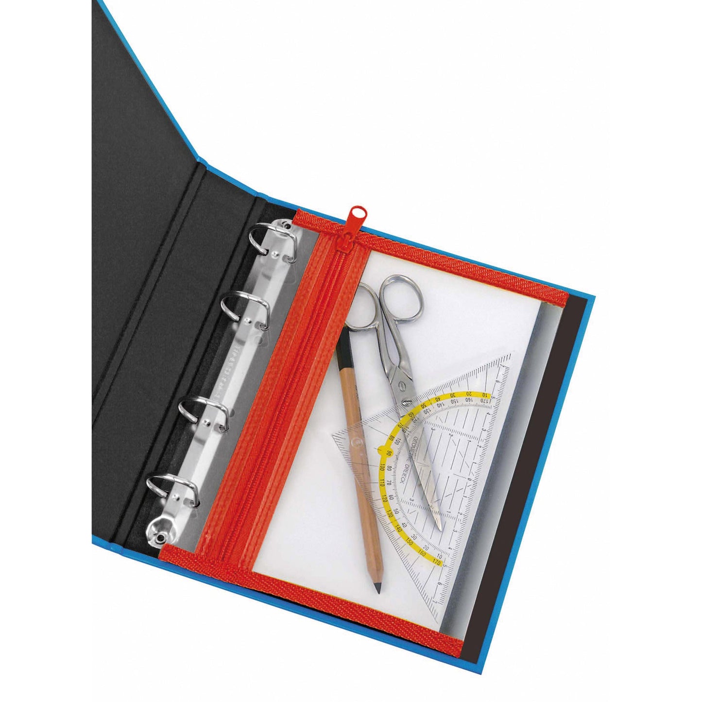 Veloflex Reißverschlusstasche VELOBAG® XXS Eurolochung Polypropylen blau