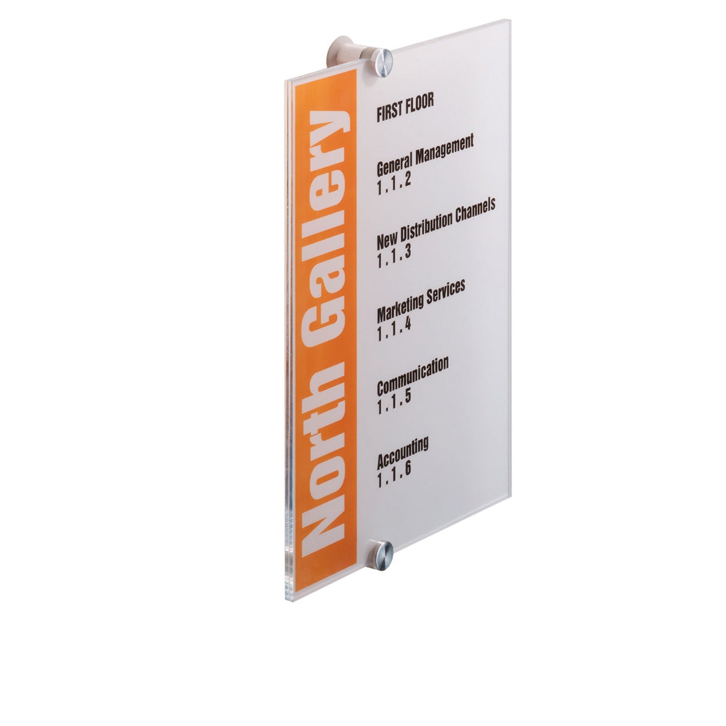 DURABLE Türschild CRYSTAL SIGN® 210 x 297 mm (B x H) Acrylglas transparent