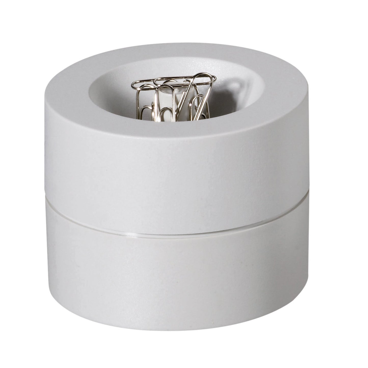 MAUL Klammernspender MAULpro 7,3 x 6 cm (Ø x H) mit Klammer Kunststoff grau