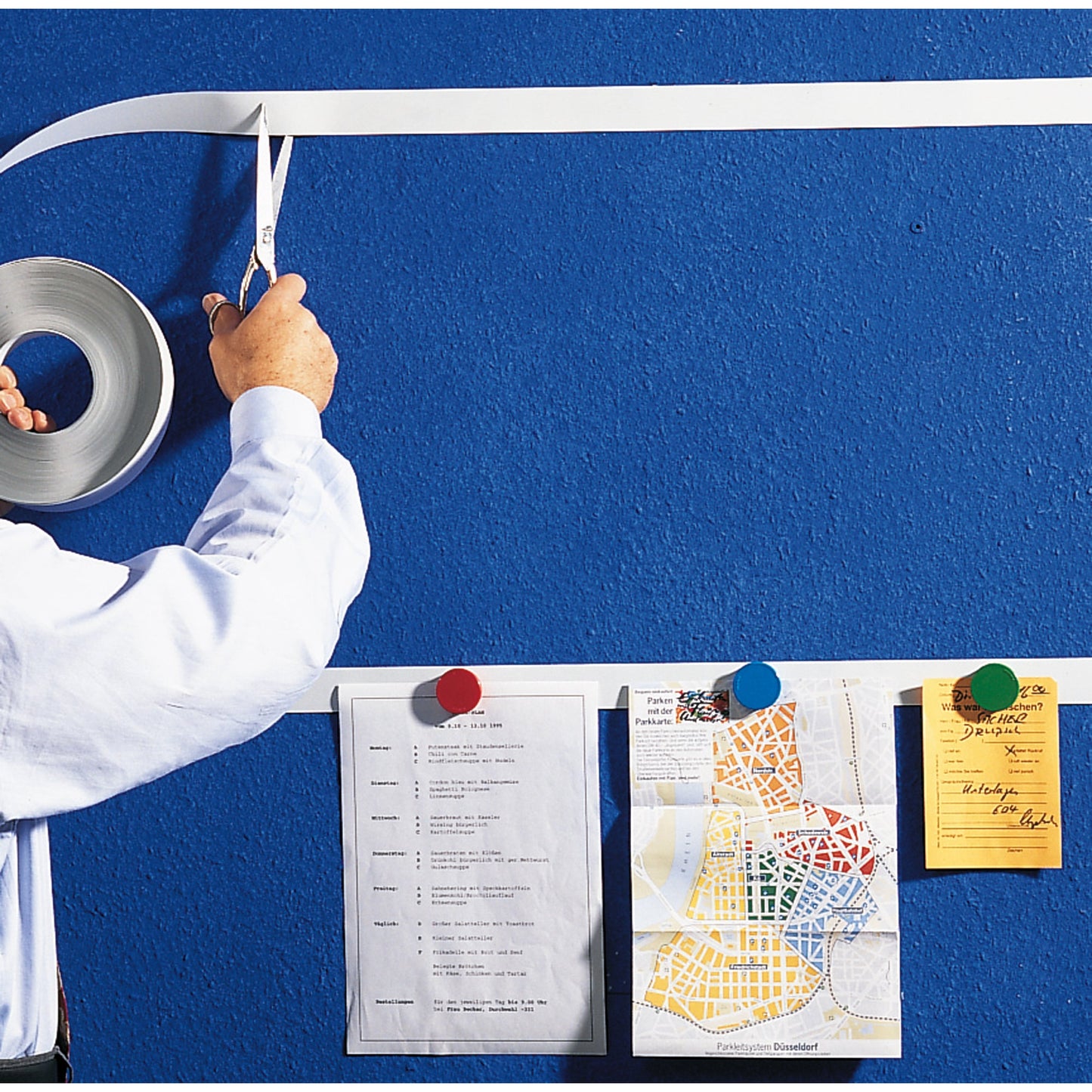 FRANKEN Magnetband 35 mm x 5 m (B x L) weiß