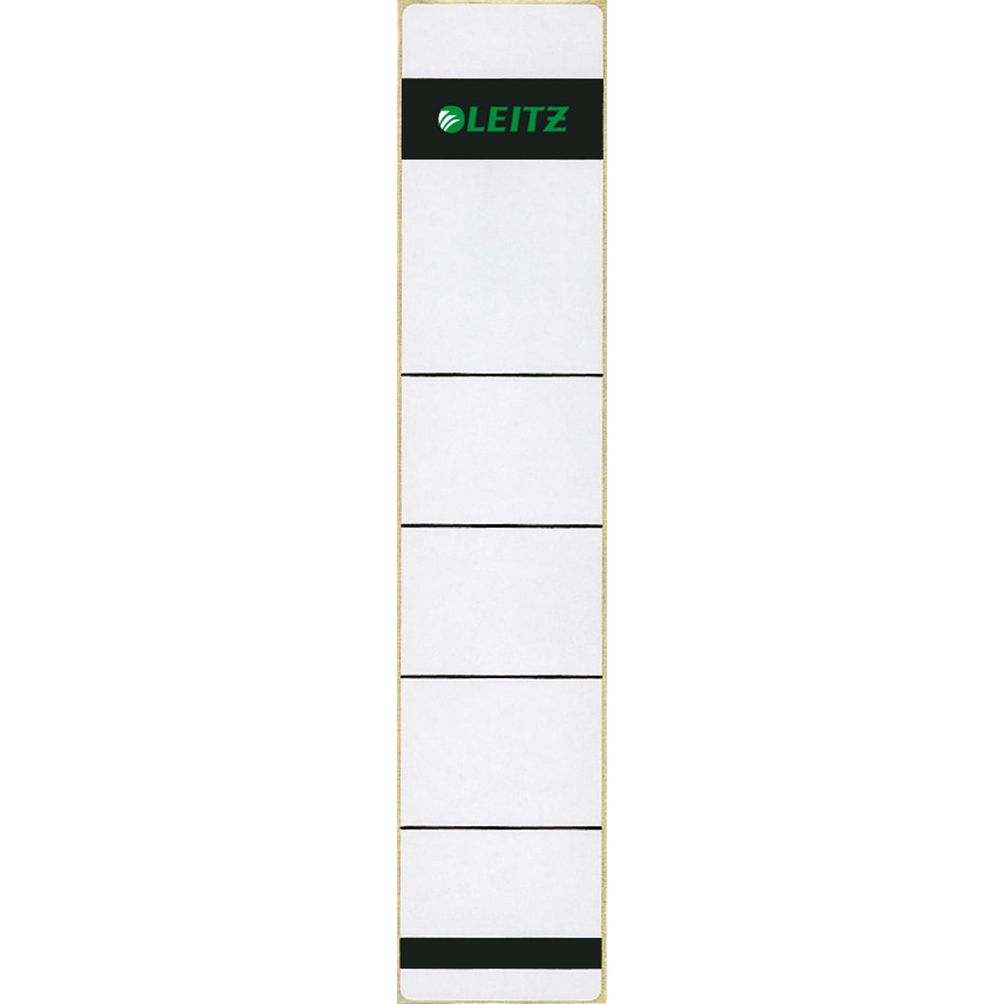 Leitz Ordnerrückenetikett schmal/kurz 39 x 192 mm (B x H) selbstklebend ohne Griffloch grau 10 Etik./Pack.