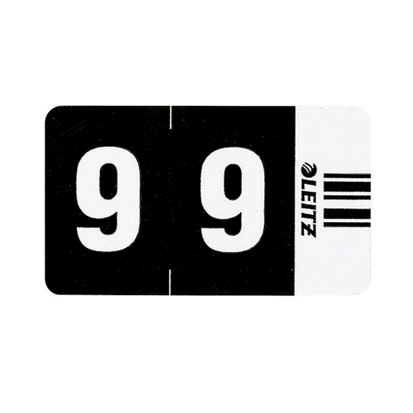 Leitz Ziffernsignal Orgacolor® Leitz Orgacolor® Registratursystem selbstklebend Papier schwarz 9