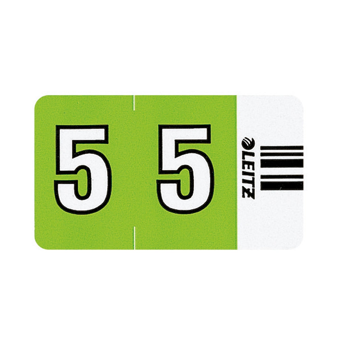 Leitz Ziffernsignal Orgacolor® Leitz Orgacolor® Registratursystem selbstklebend Papier grün 5