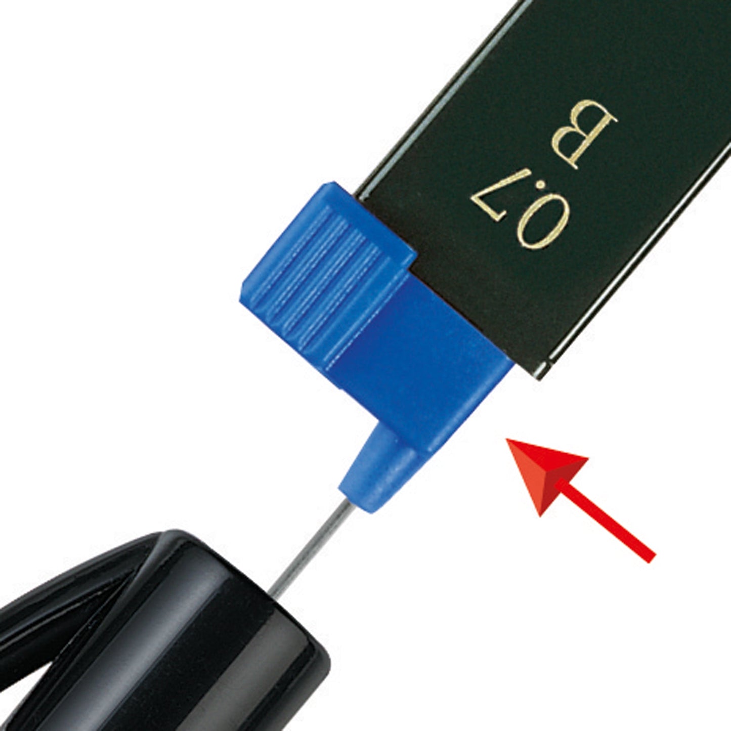Faber-Castell Feinmine SUPER POLYMER 0,7mm HB schwarz 12 St./Pack.