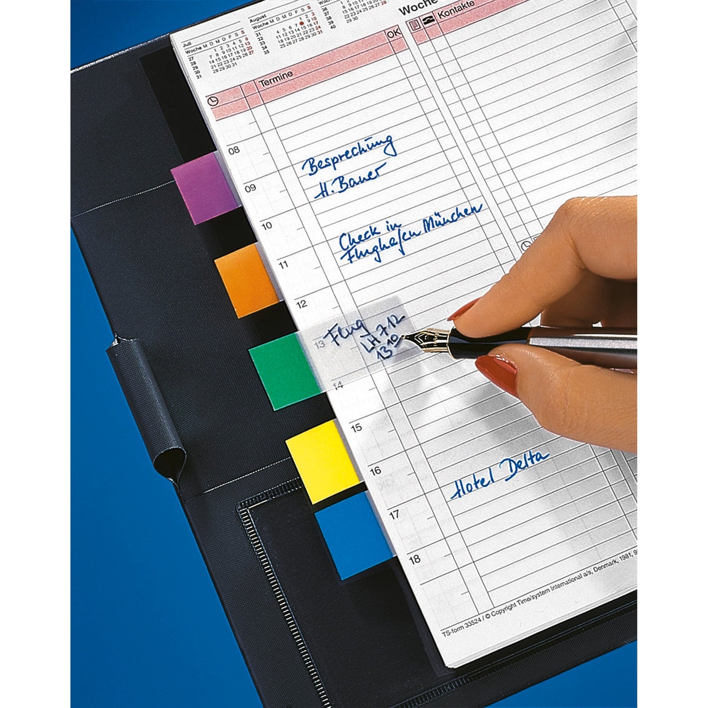 SIGEL Haftmarker Transparent 50 x 12 mm (B x H) rot, mint, violett, gelb, blau, grün, orange 40 Bl./Block 7 Block/Pack.