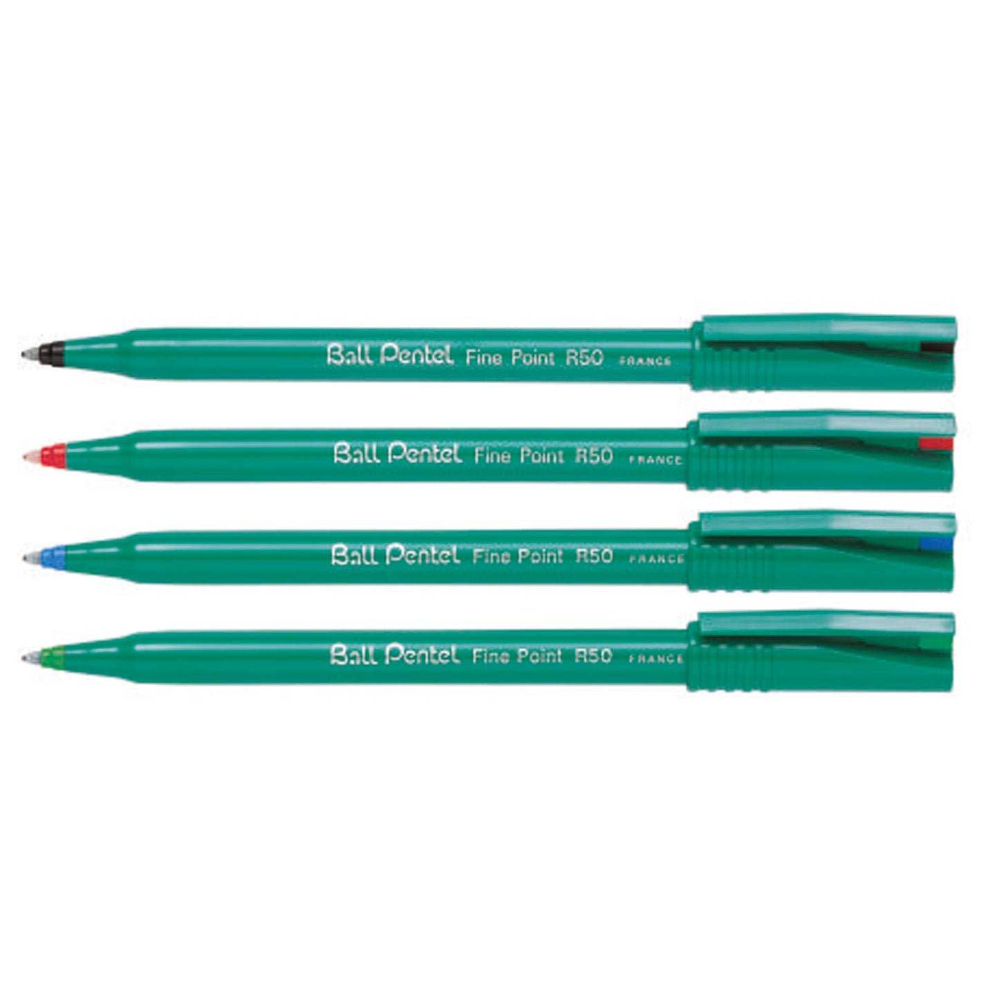 Pentel Tintenroller Ball Pentel® R50 0,4mm rot Rundspitze nicht dokumentenecht
