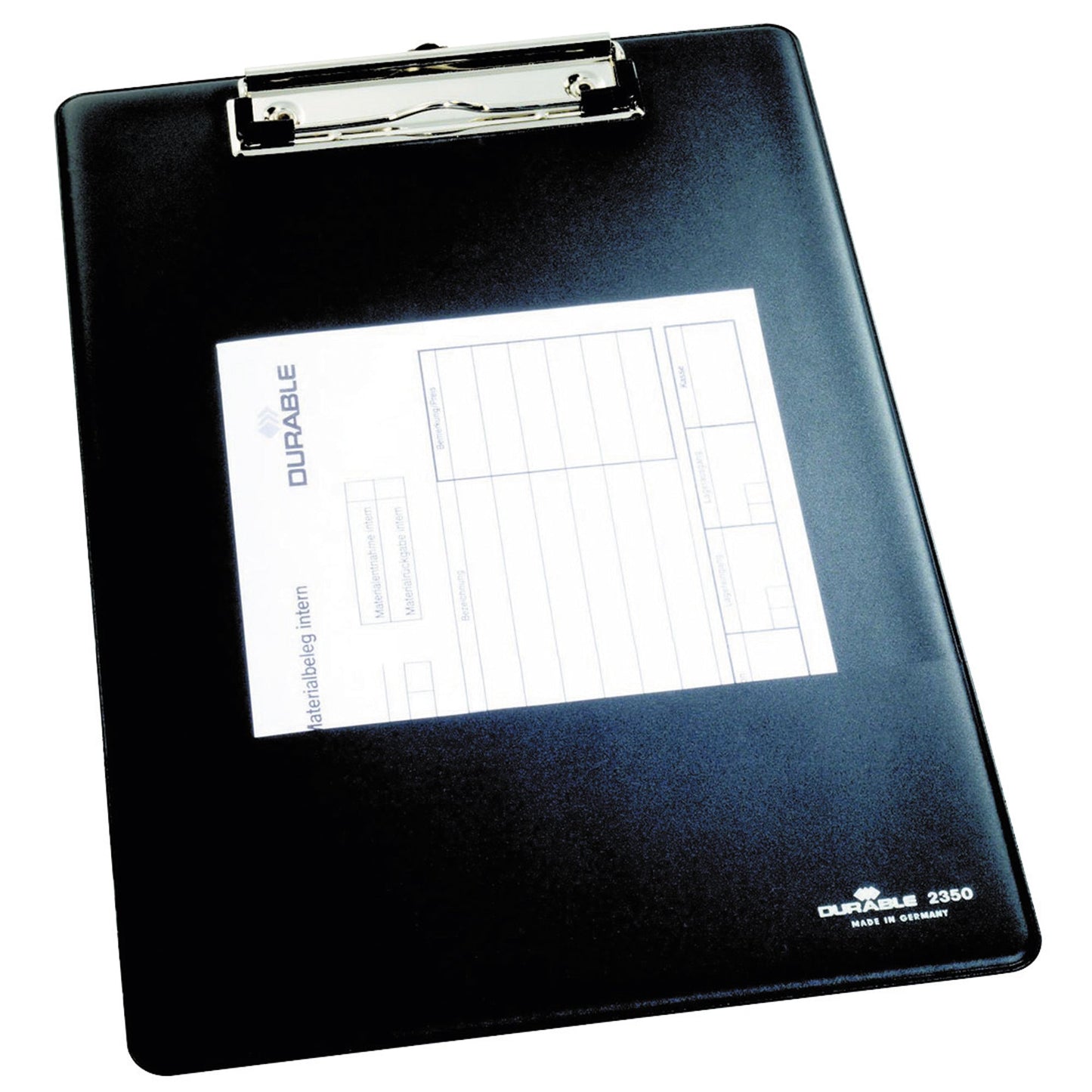 DURABLE Klemmbrett 22 x 32 cm (B x H) DIN A4 PVC schwarz