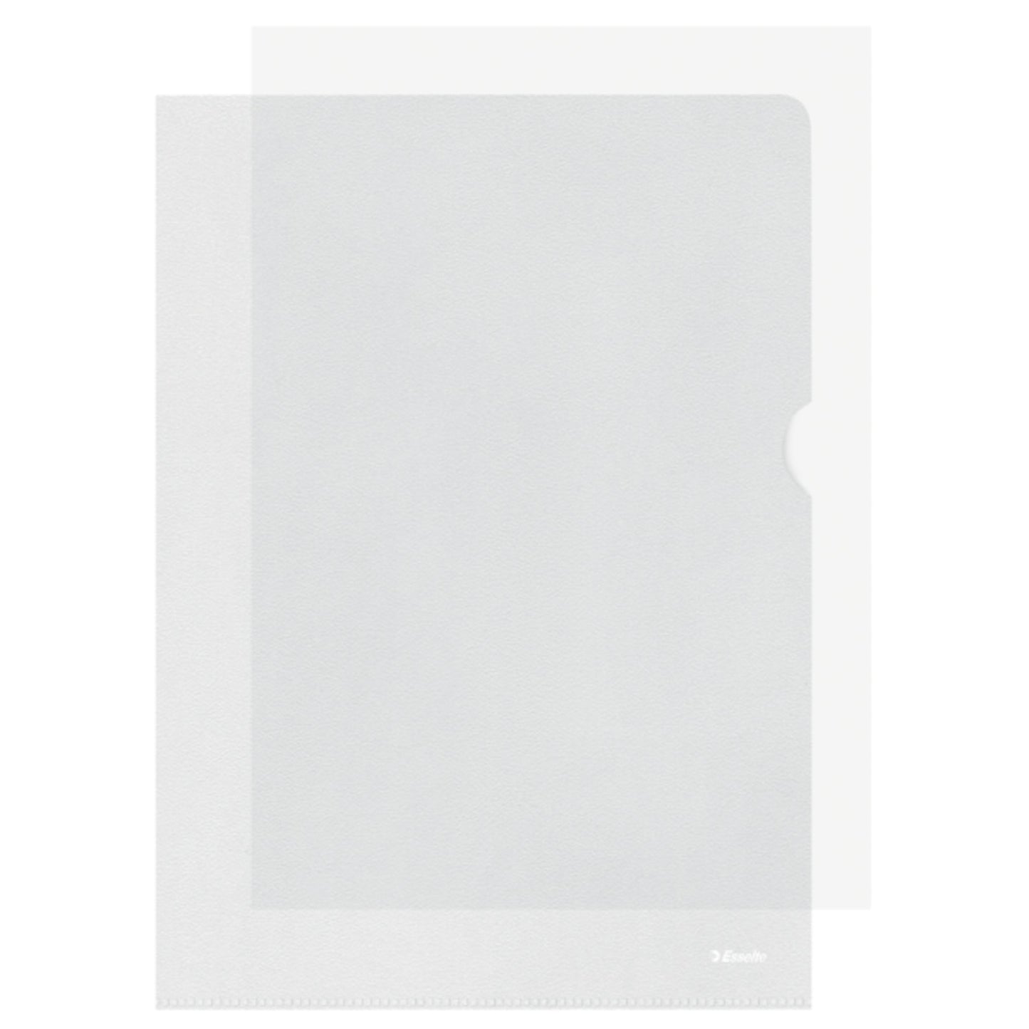 Esselte Sichthülle Standard DIN A4 80µm oben, rechts offen nicht dokumentenecht Polypropylen transparent genarbt 100 St./Pack.