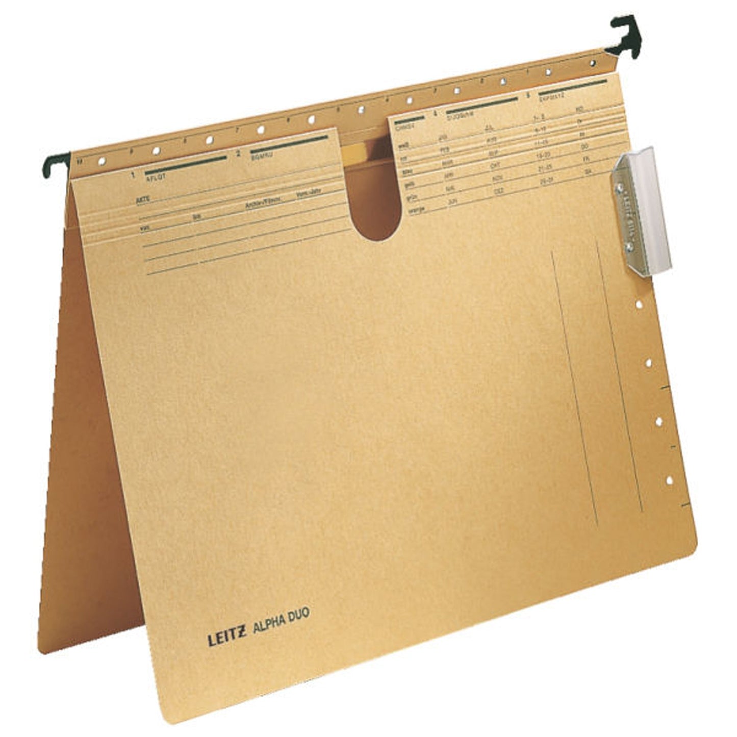 Leitz Hängehefter ALPHA DUO® DIN A4 250g/m² Karton naturbraun