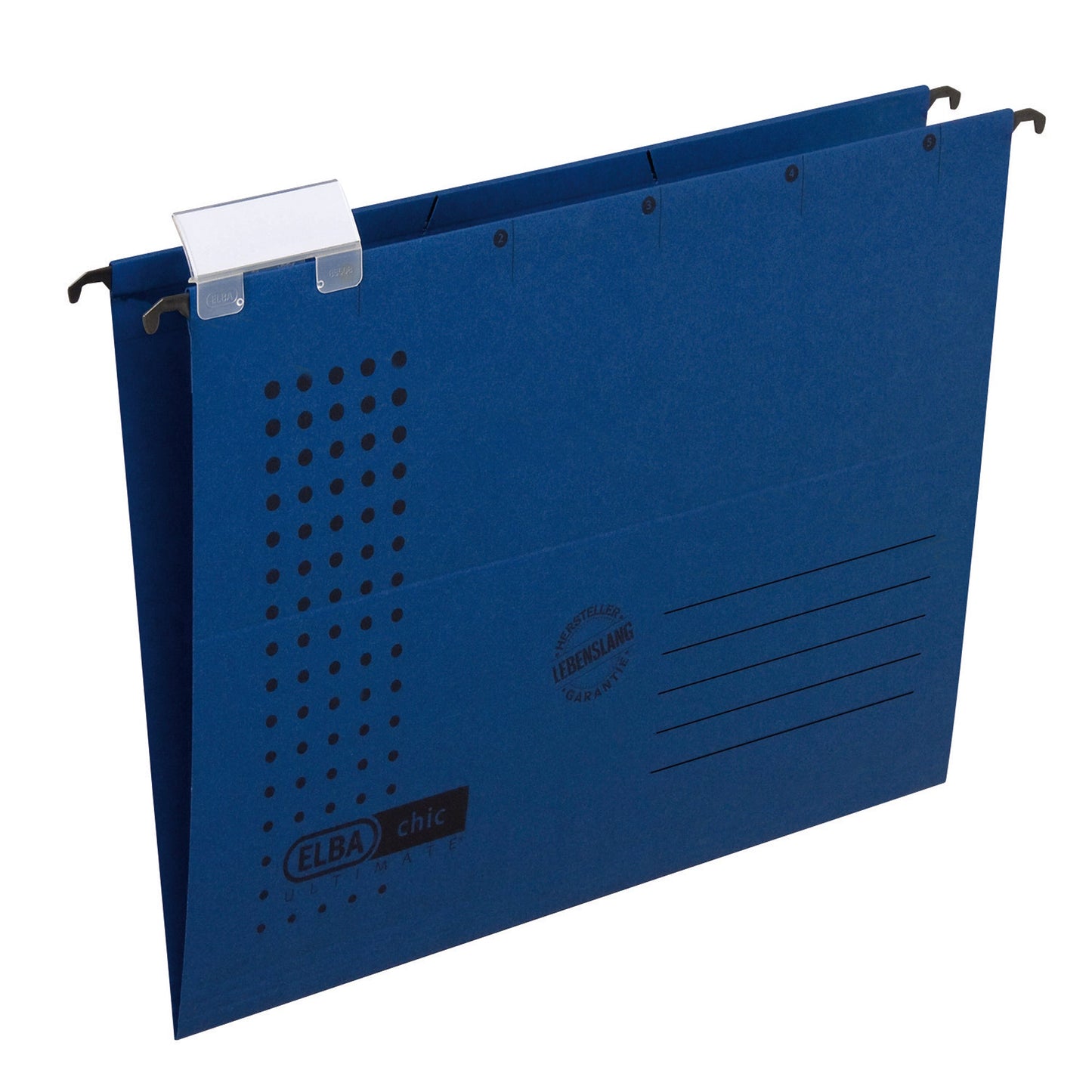 ELBA Hängemappe chic® ULTIMATE® DIN A4 240g/m² Karton dunkelblau 5 St./Pack.