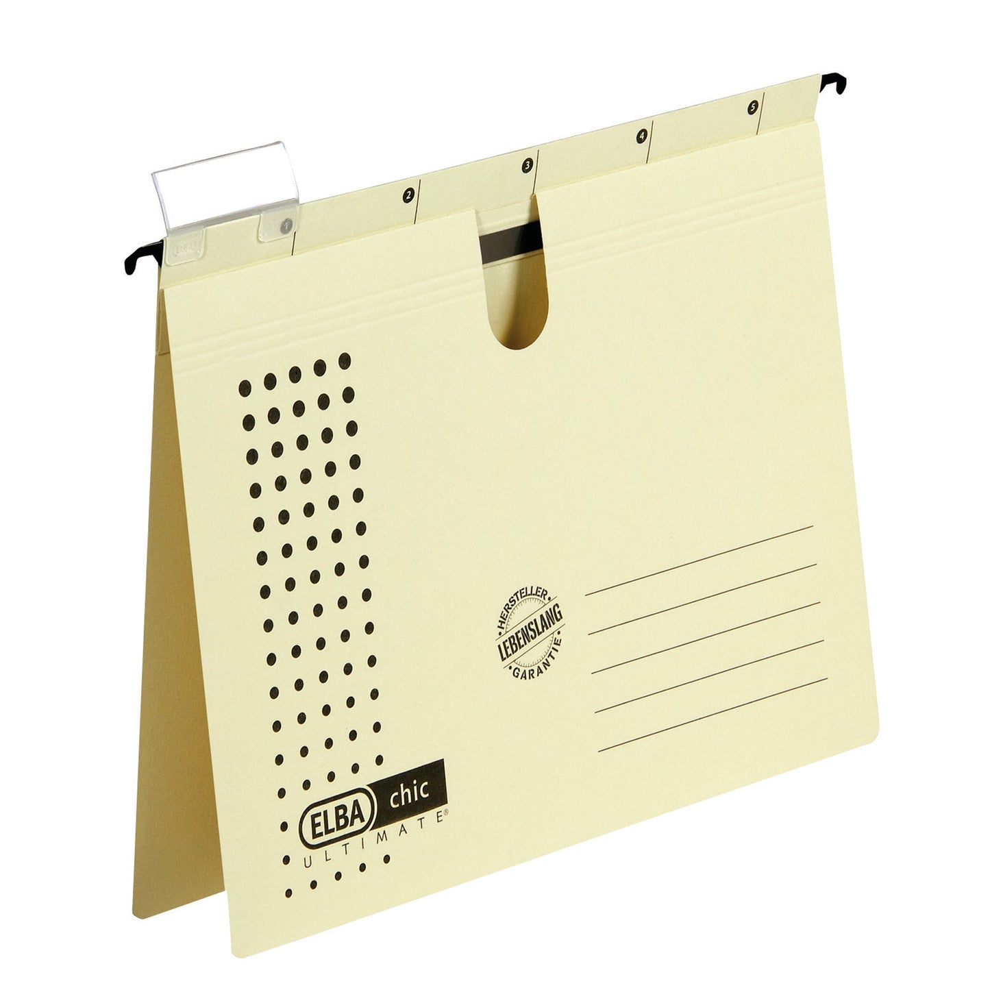 ELBA Hängehefter chic® ULTIMATE® DIN A4 240g/m² Karton chamois 5 St./Pack.