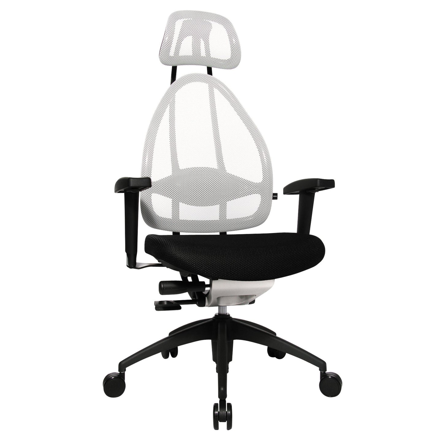 TOPSTAR Bürodrehstuhl Open Art® Edition 43-52cm Synchronmechanik Rolle hart gebremst (für Teppichboden) Polyamid