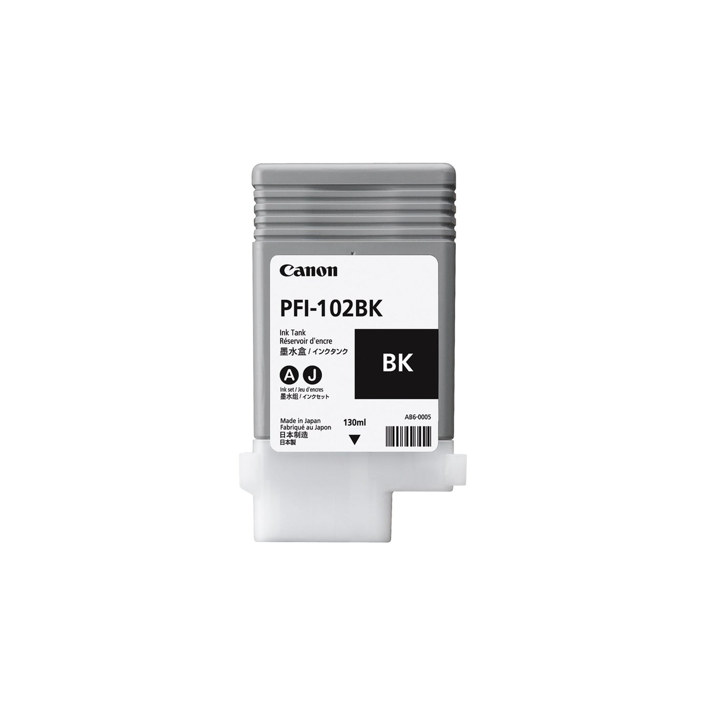 Canon Tintenpatrone Originalzubehör PFI-102BK ca. 740 Seiten schwarz 130ml