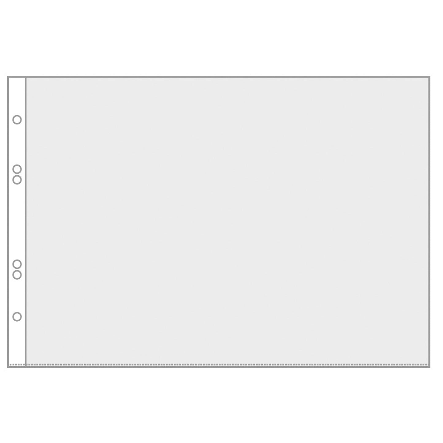 Veloflex Prospekthülle DIN A4 quer 100µm oben offen Polypropylen glasklar 10 St./Pack.