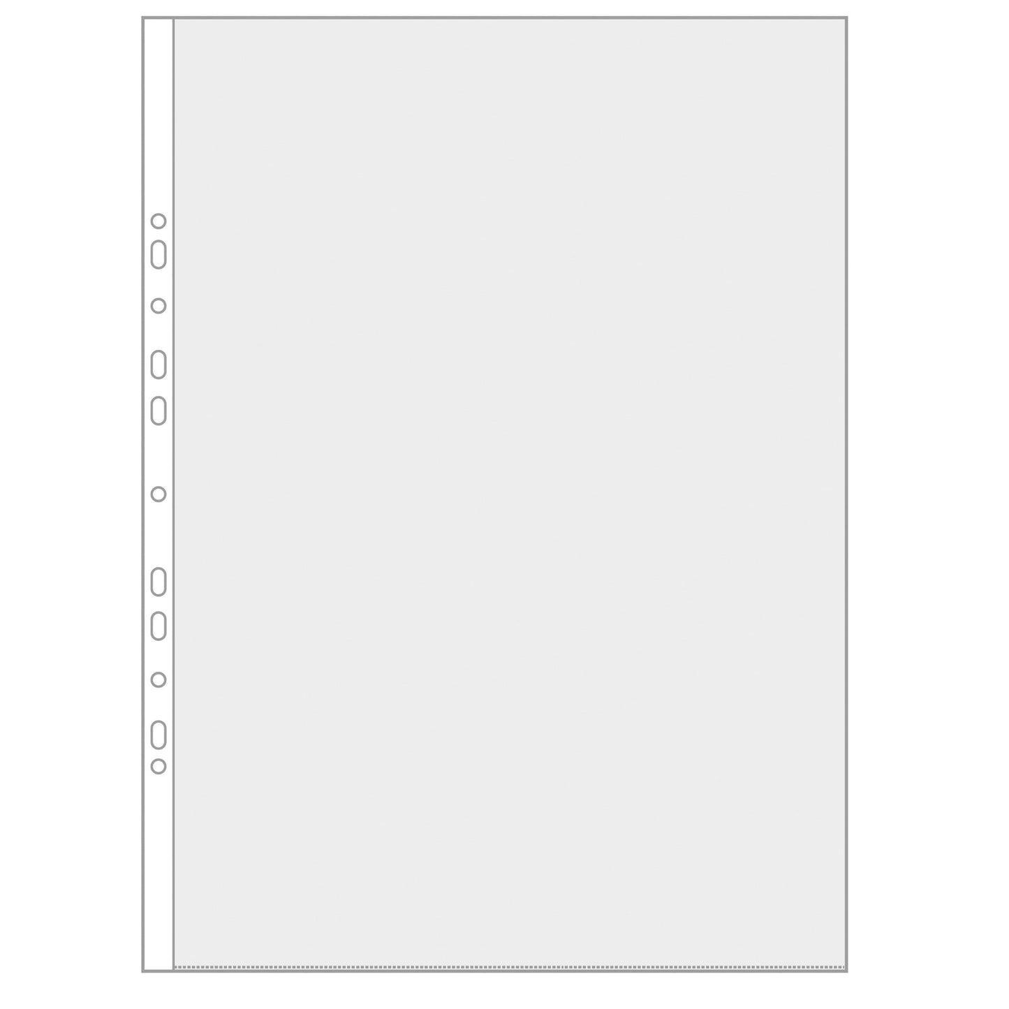 Veloflex Prospekthülle DIN A3 80µm oben offen Polypropylen glasklar 10 St./Pack.