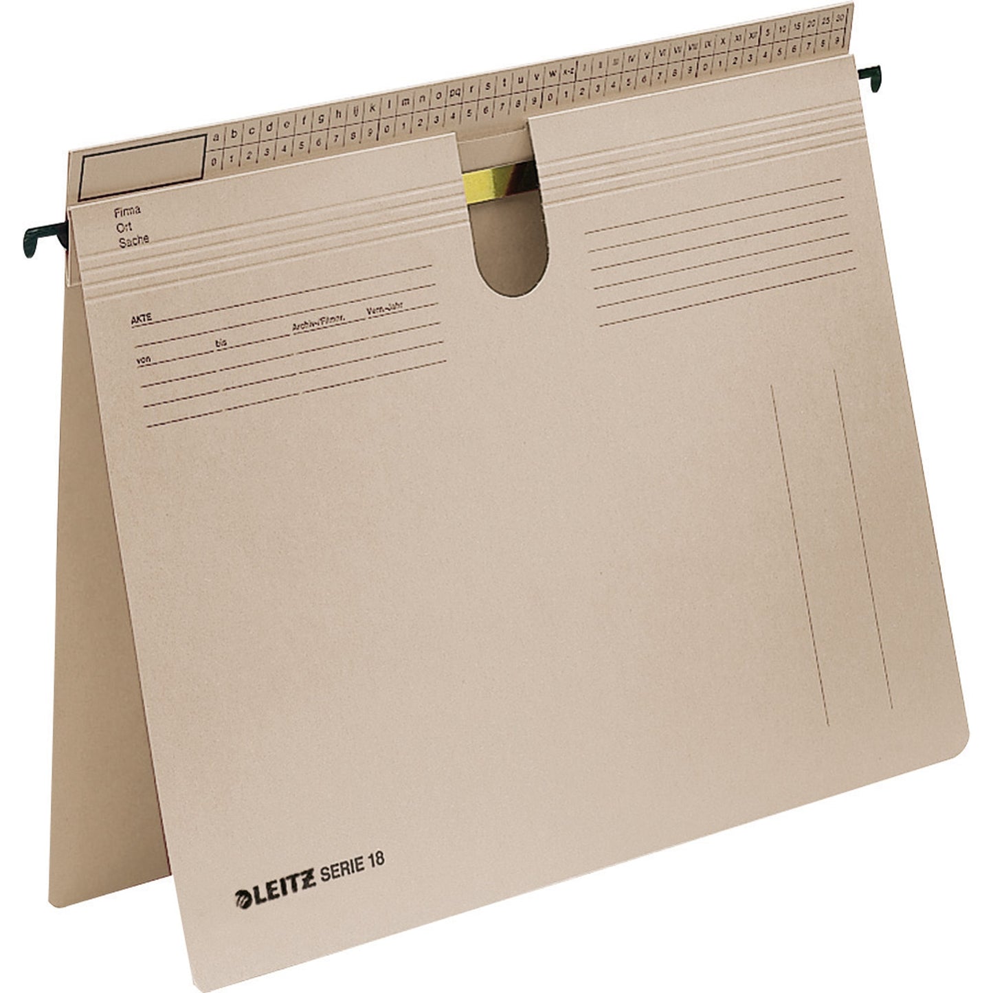 Leitz Hängehefter SERIE 18 DIN A4 250g/m² Manilakarton, recycelt grau 50 St./Pack.