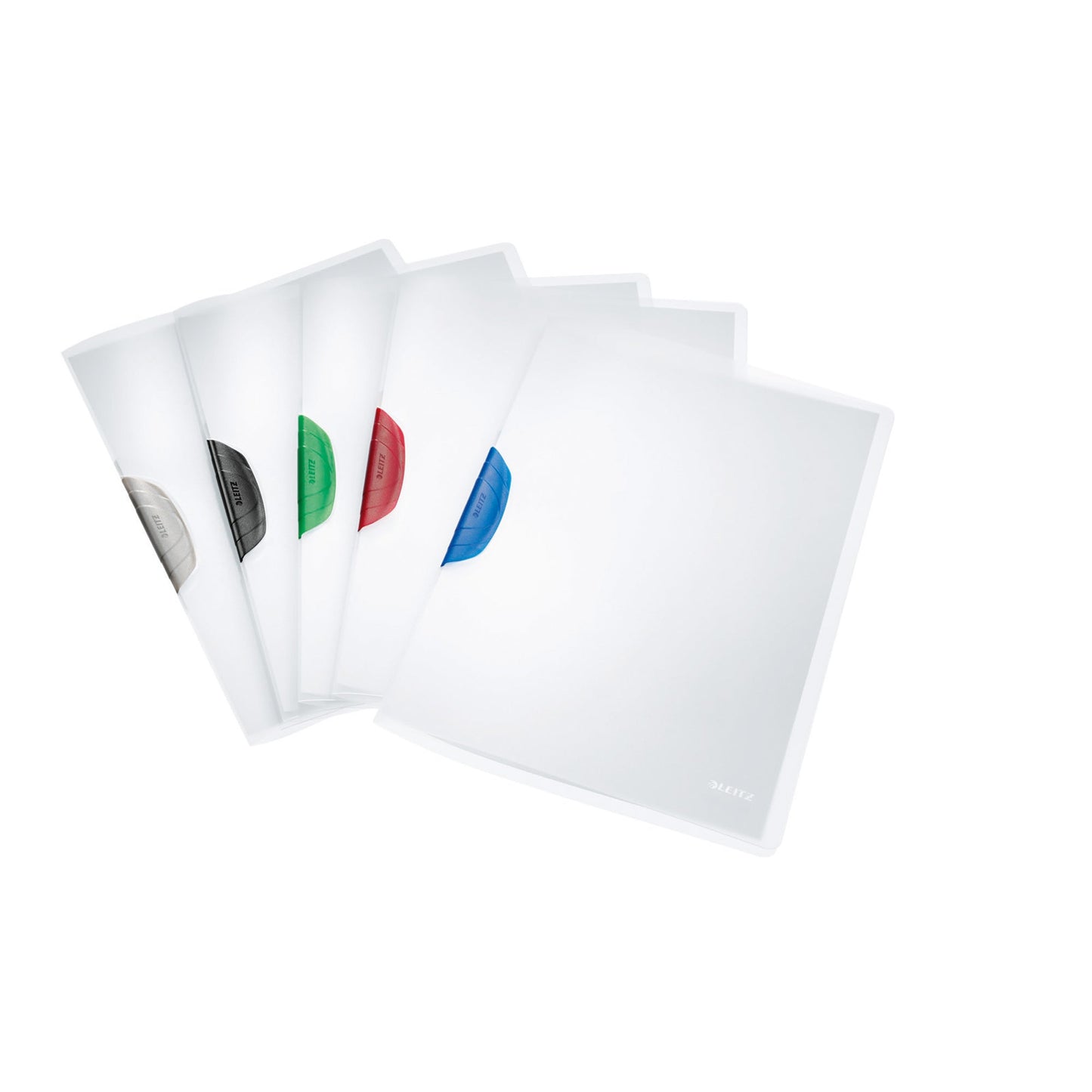Leitz Klemmmappe ColorClip DIN A4 Polypropylen Farbe der Rückseite: transluzent Farbe der Klemme: grau