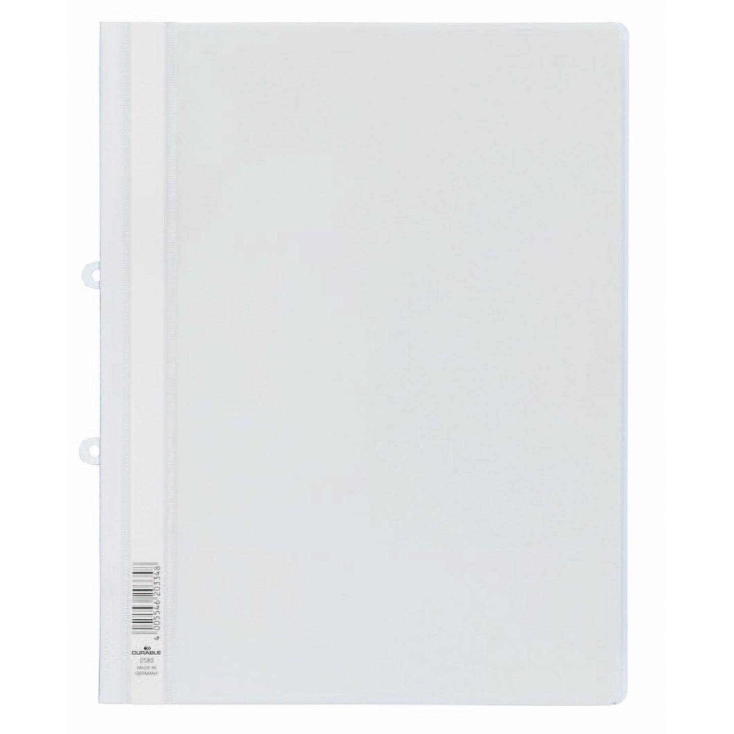 DURABLE Schnellhefter DIN A4, Überbreite PVC weiß