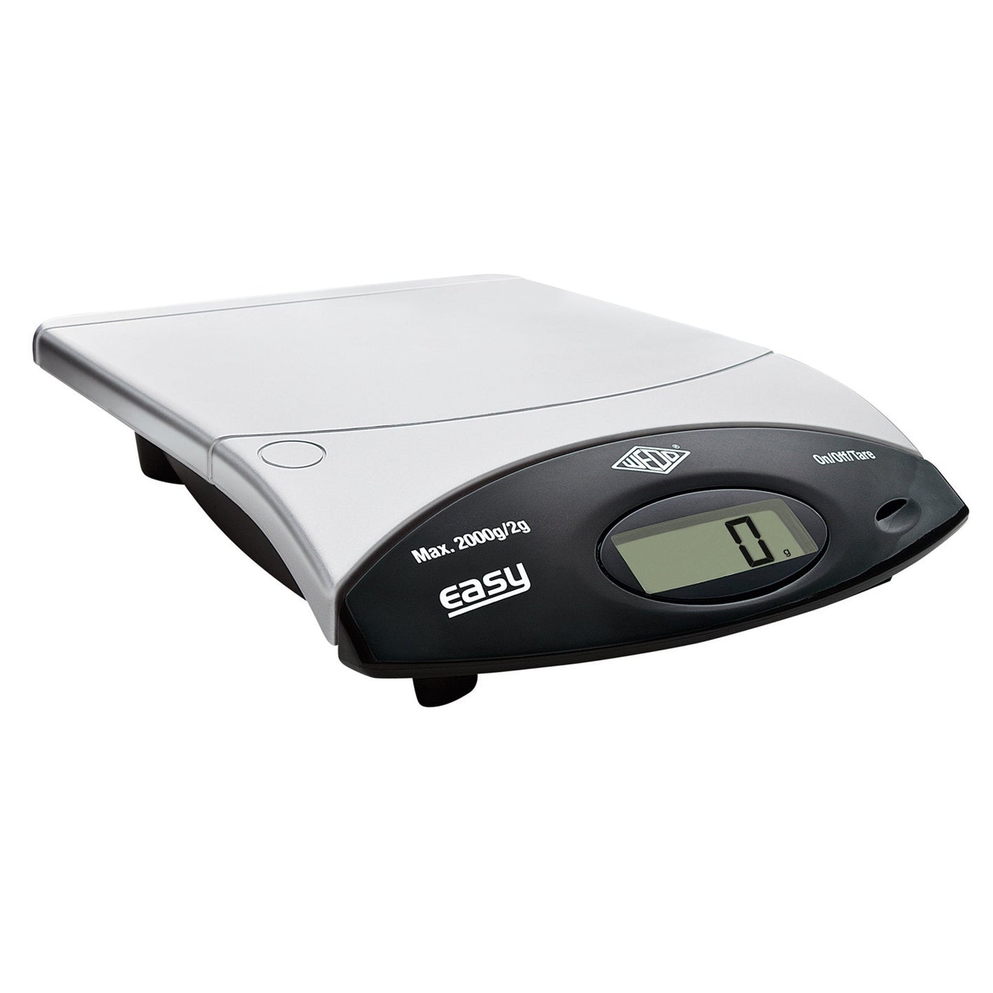WEDO® Briefwaage easy 4 g - 2kg ohne Netzanschluss silber/schwarz