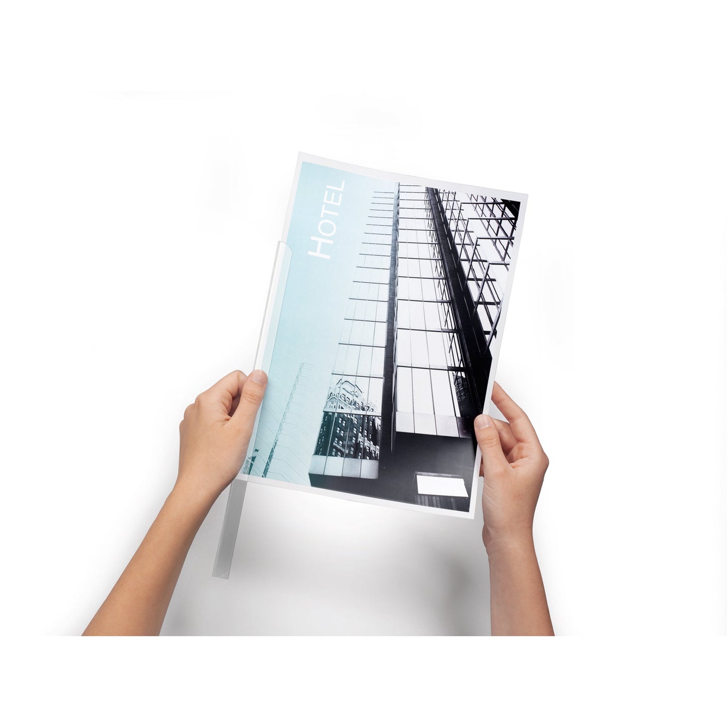 DURABLE Klemmschiene DIN A4 PVC schwarz 100 St./Pack.