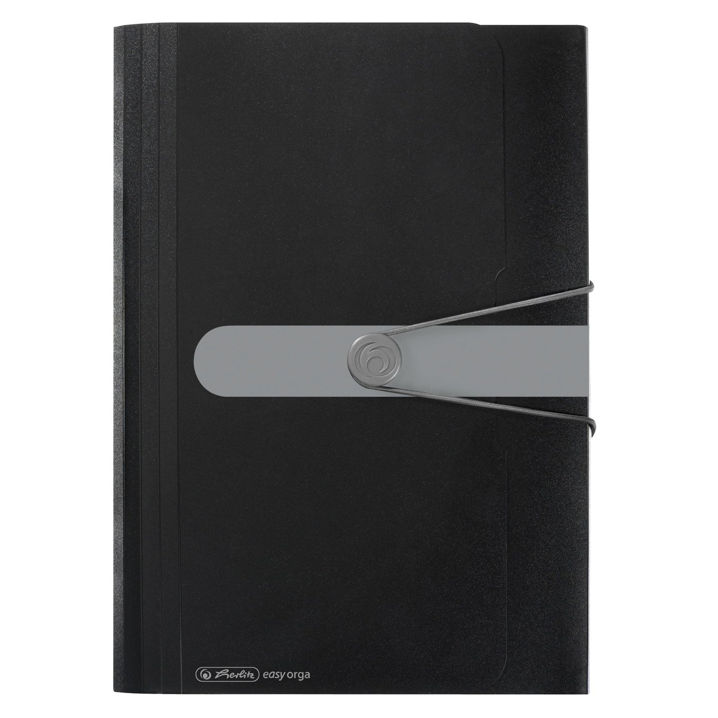 Herlitz Fächermappe easy orga to go DIN A4 Polypropylen schwarz 12 Fächer