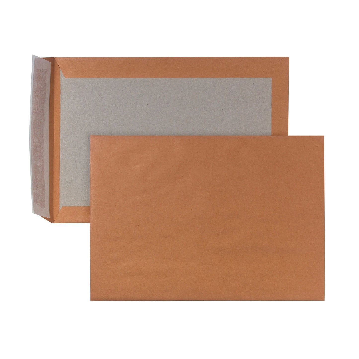 POSTHORN Papprückwandtasche DIN C4 ohne Fenster 120g/m² mit Haftklebung Natronkraftpapier braun 100 St./Pack.