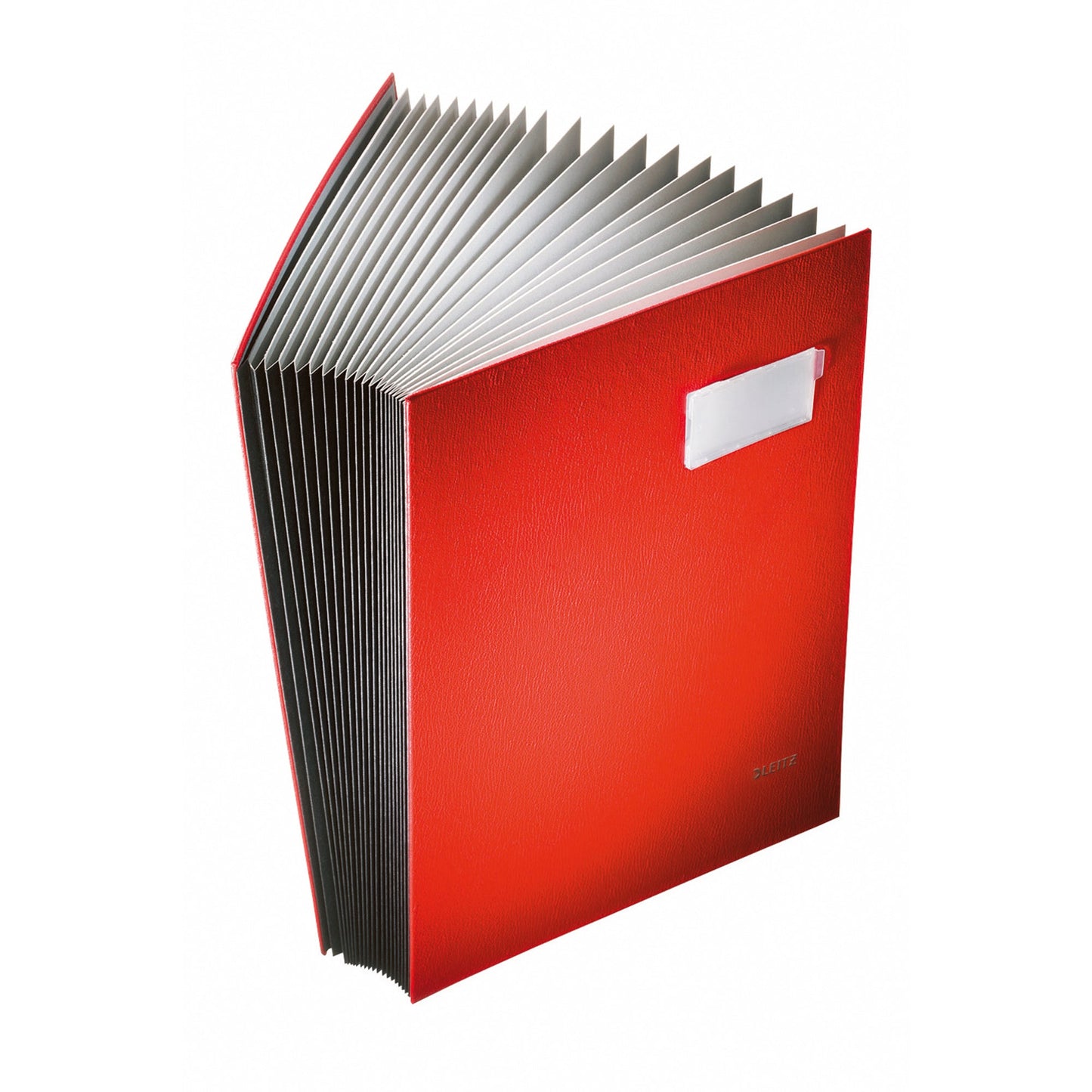 Leitz Unterschriftenmappe DIN A4 Graupappe, 100 % recycelt blau grau 20 Fächer