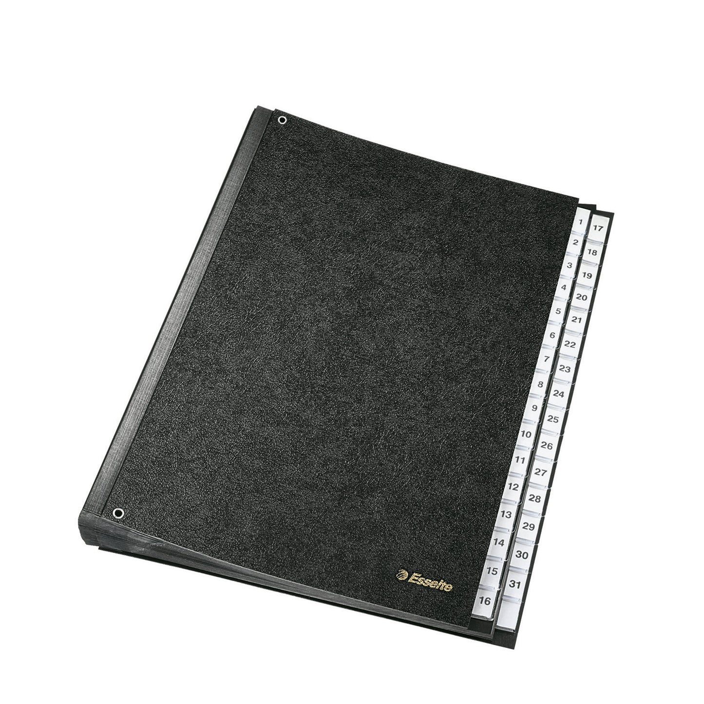 Esselte Pultordner DIN A4 1-31 Hartpappe schwarz 31 Fächer