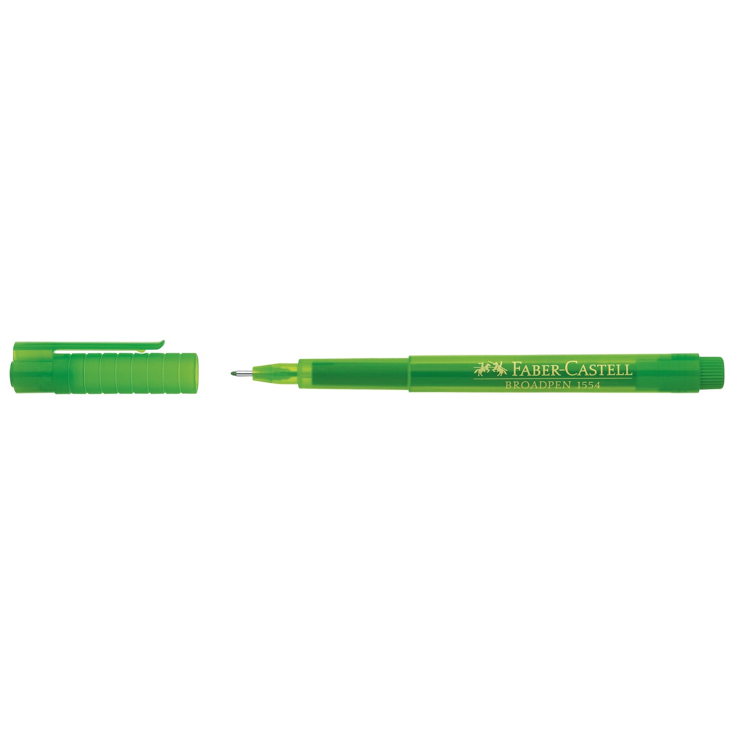 Faber-Castell Fineliner BROADPEN 1554 0,8mm hellgrün