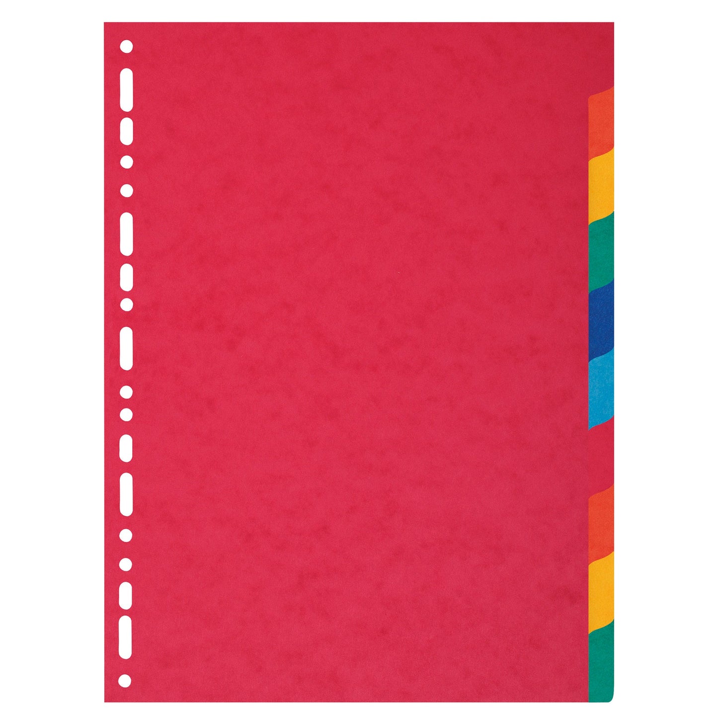Exacompta Ordnerregister DIN A4 blanko Colorspankarton mehrfarbig 10 Registerblätter