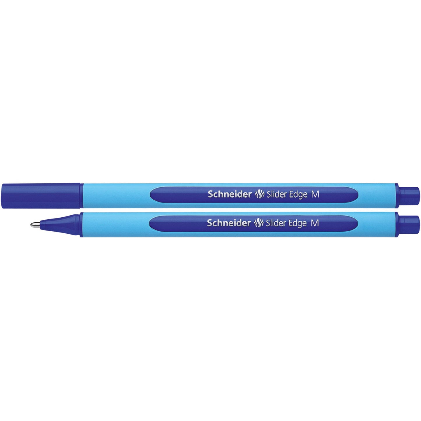 Schneider Kugelschreiber Slider Edge 0,5mm blau Mine nicht auswechselbar nicht dokumentenecht Schaftfarbe: cyan/blau