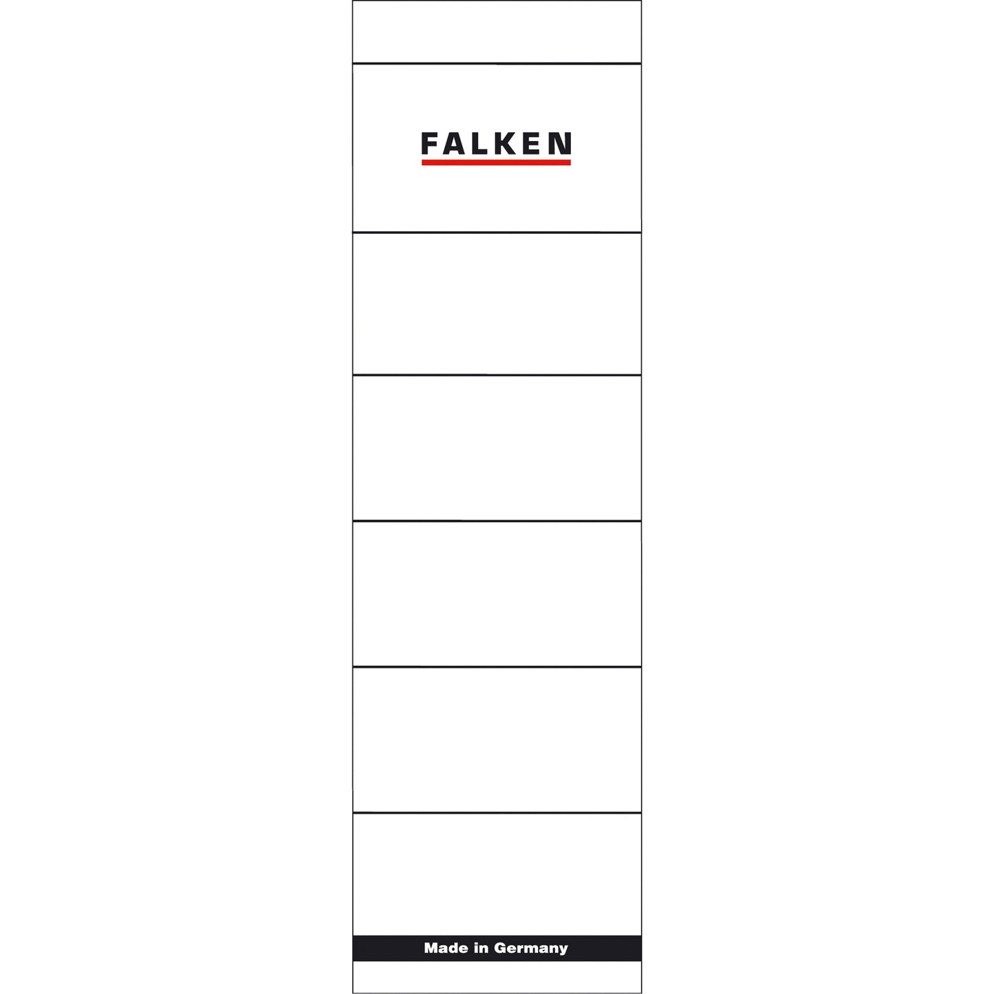 Falken Rückenschild breit/kurz 54 x 190 mm (B x H) weiß 10 St./Pack.