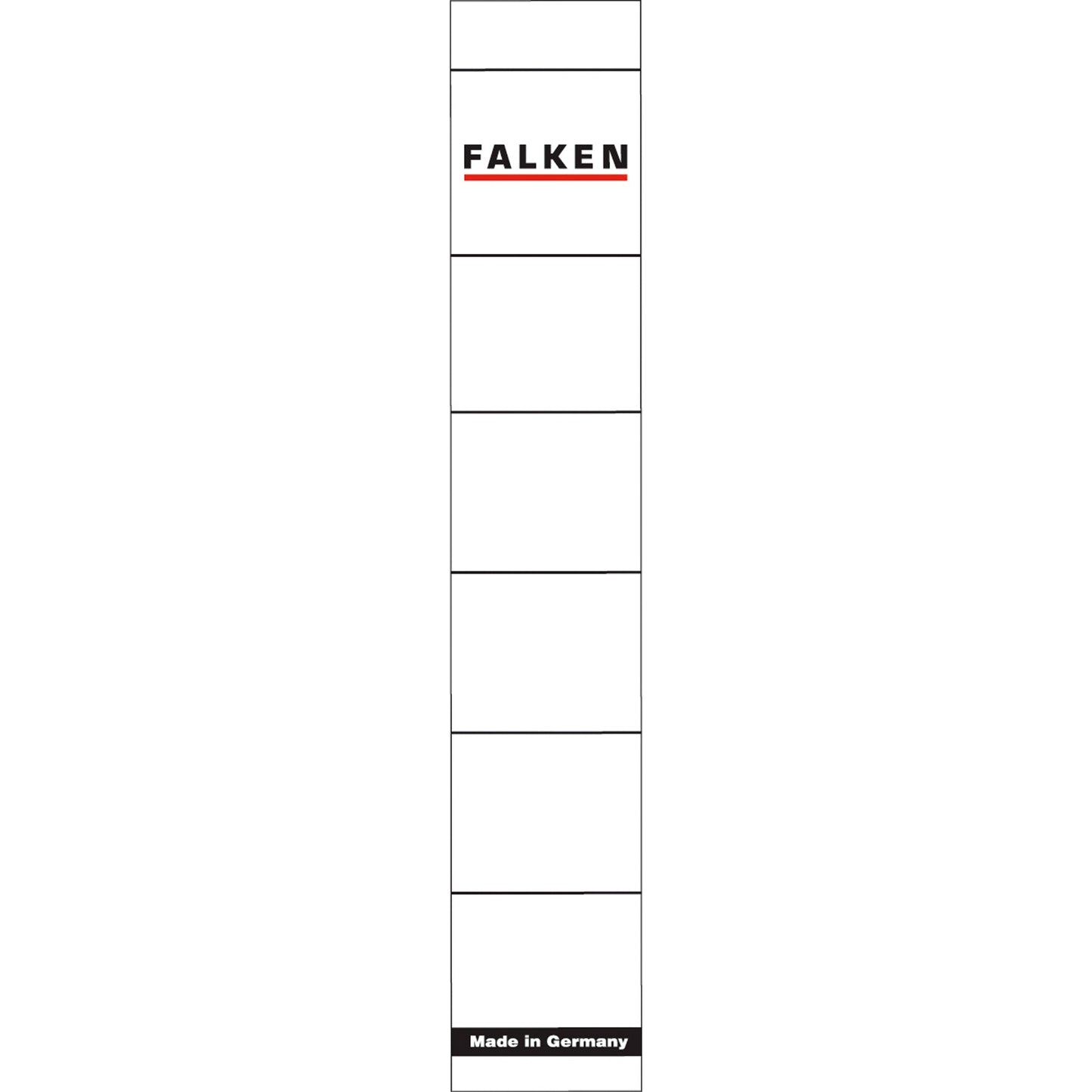 Falken Rückenschild schmal/kurz 30 x 190 mm (B x H) weiß 10 St./Pack.