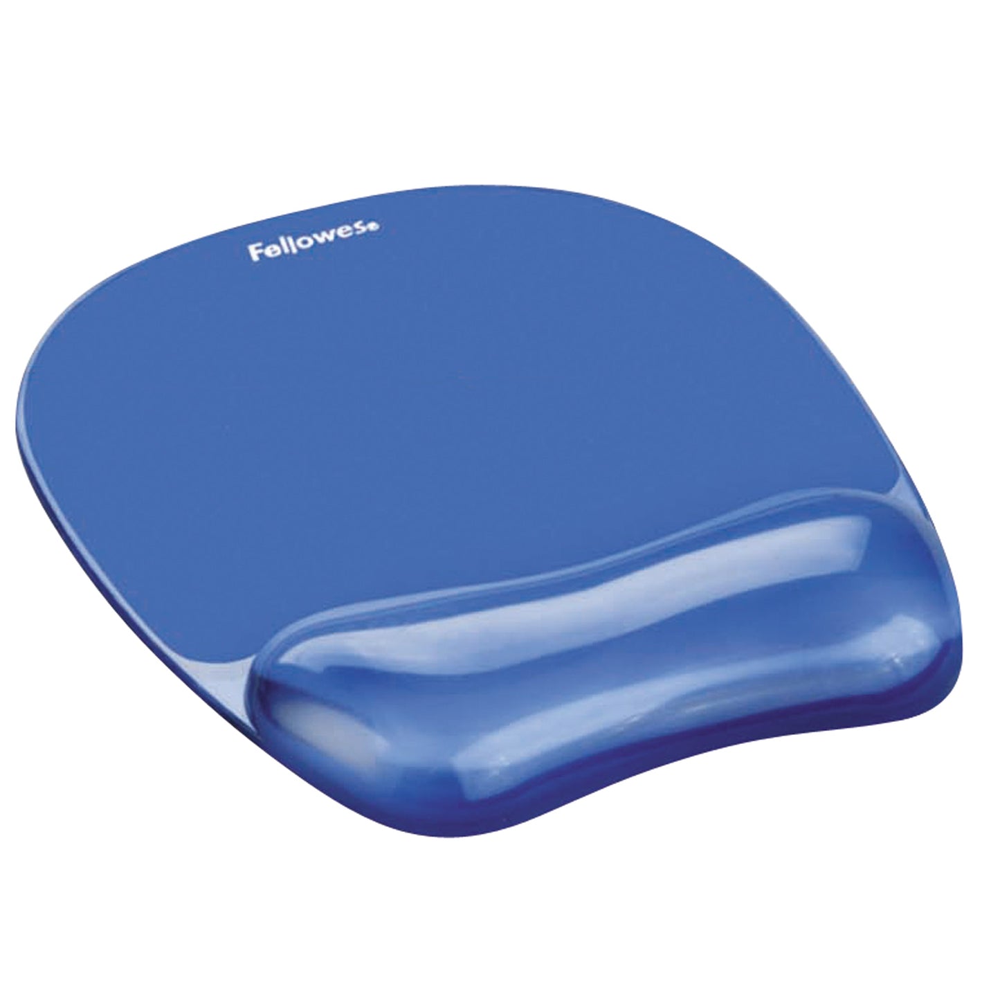 Fellowes® Mauspad CrystalsTGel 20 x 2 x 23,3 cm (B x H x T) Kunststoff blau