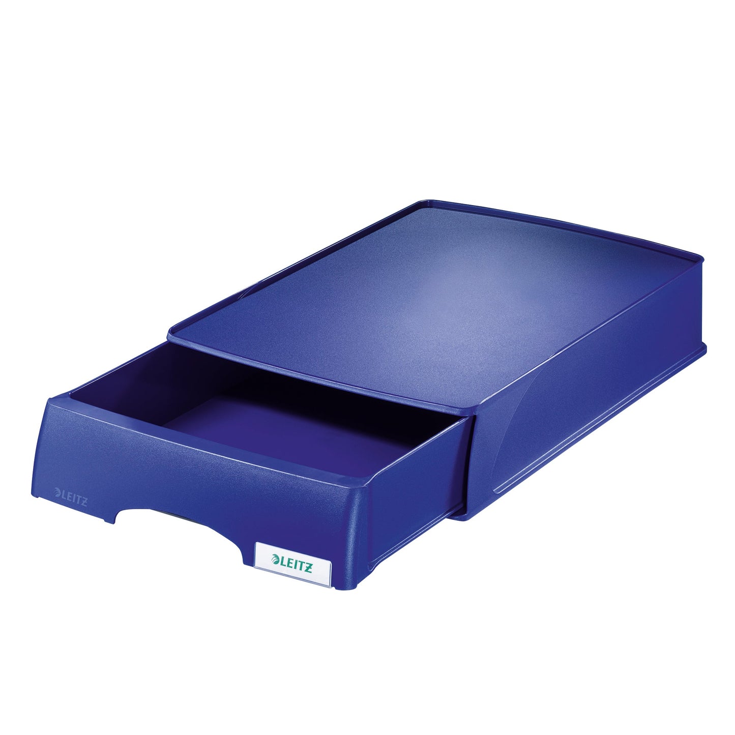 Leitz Briefablage Plus DIN A4 Polystyrol Farbe: blau